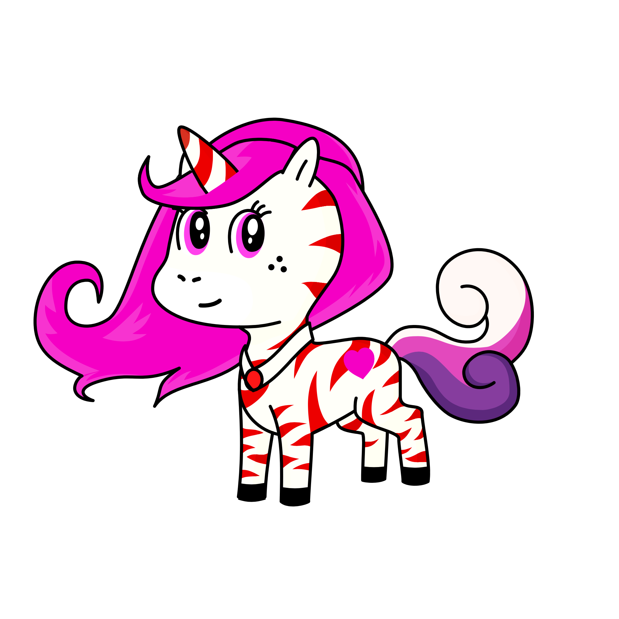 Candy, the unicorn