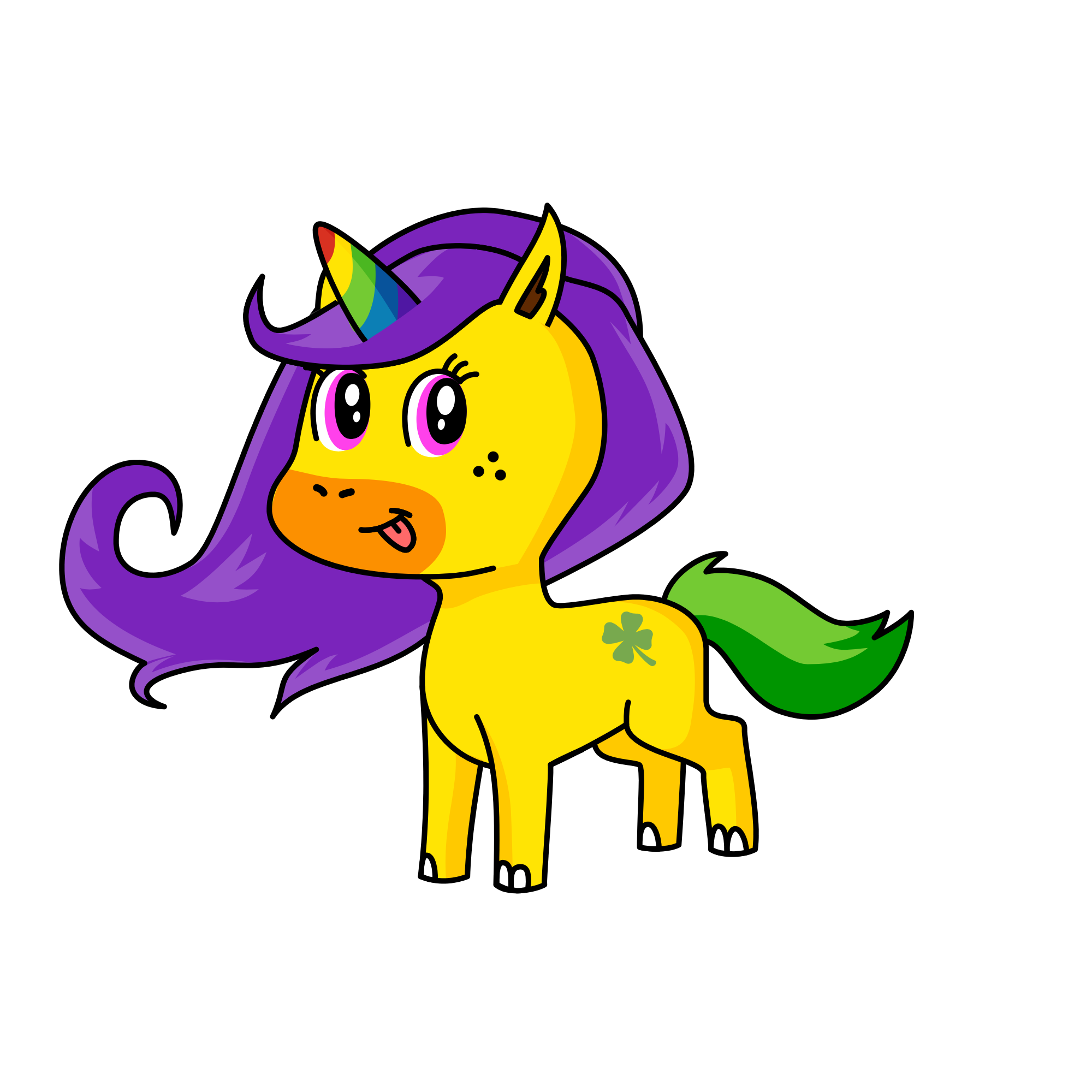 Cheeky, the unicorn
