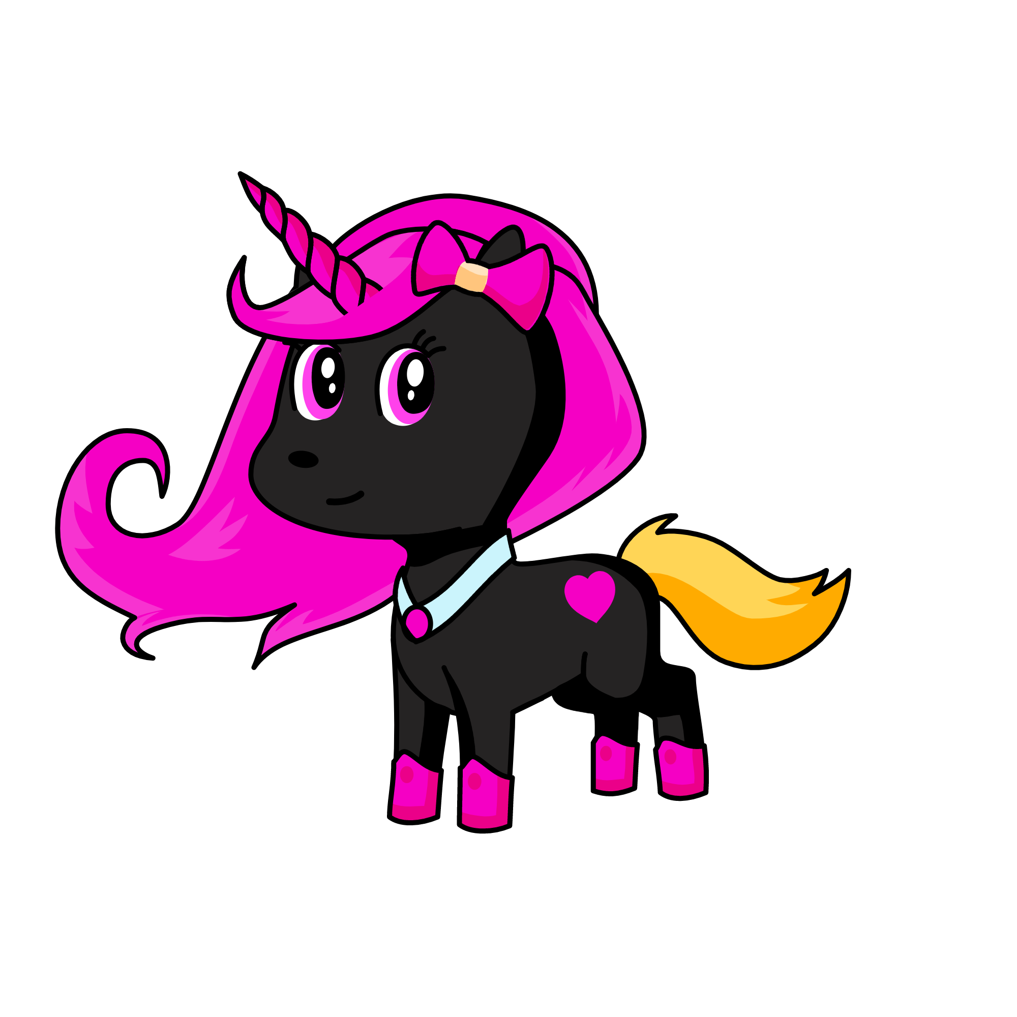 portia /stuffy, the unicorn