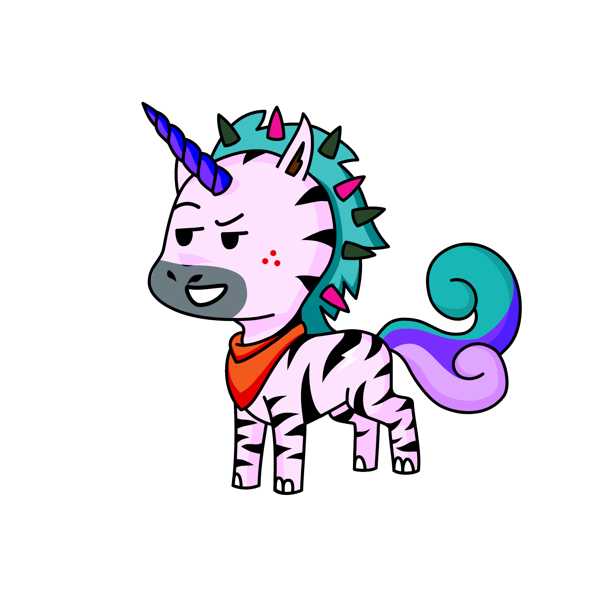 Punk, the unicorn