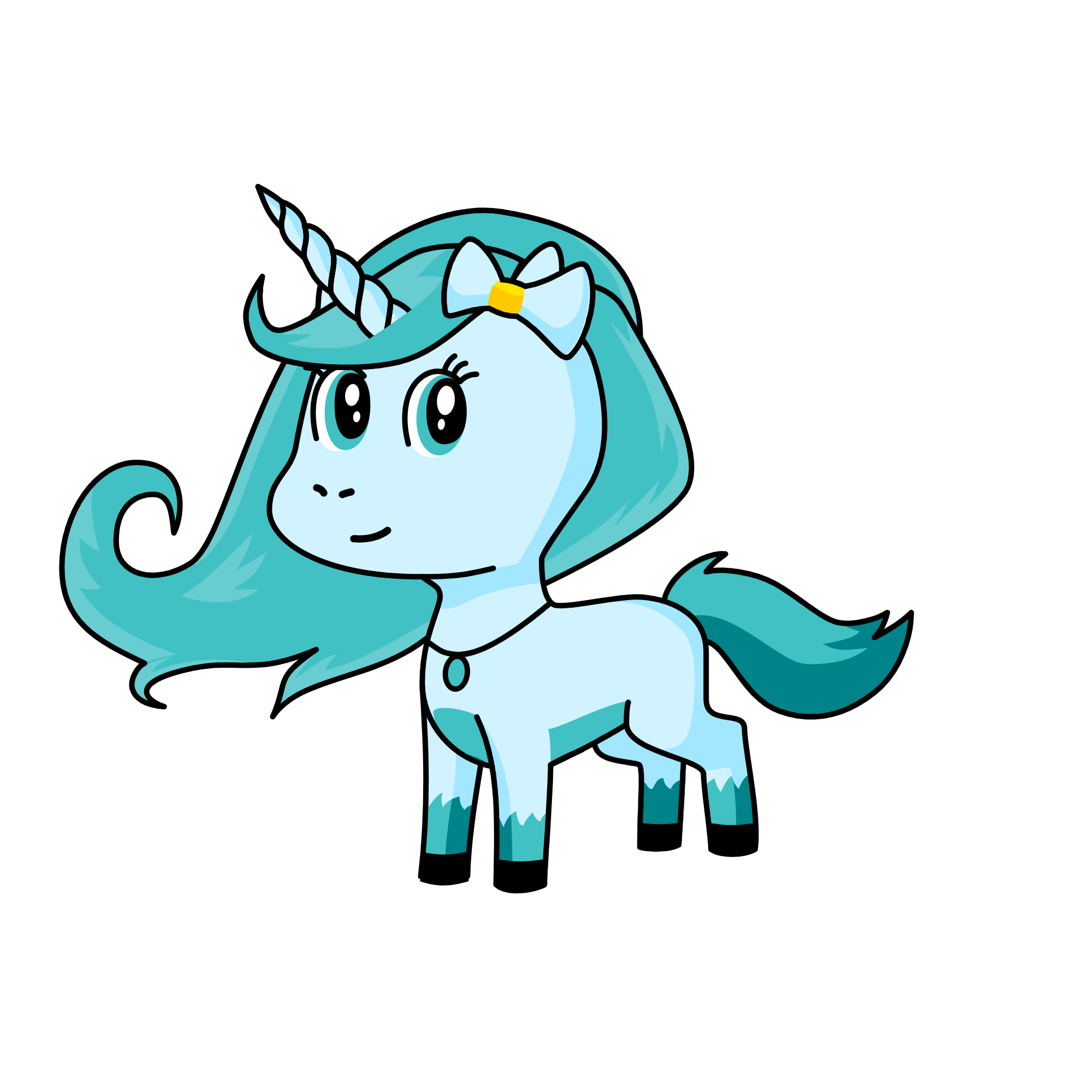 snow unicorn, the unicorn