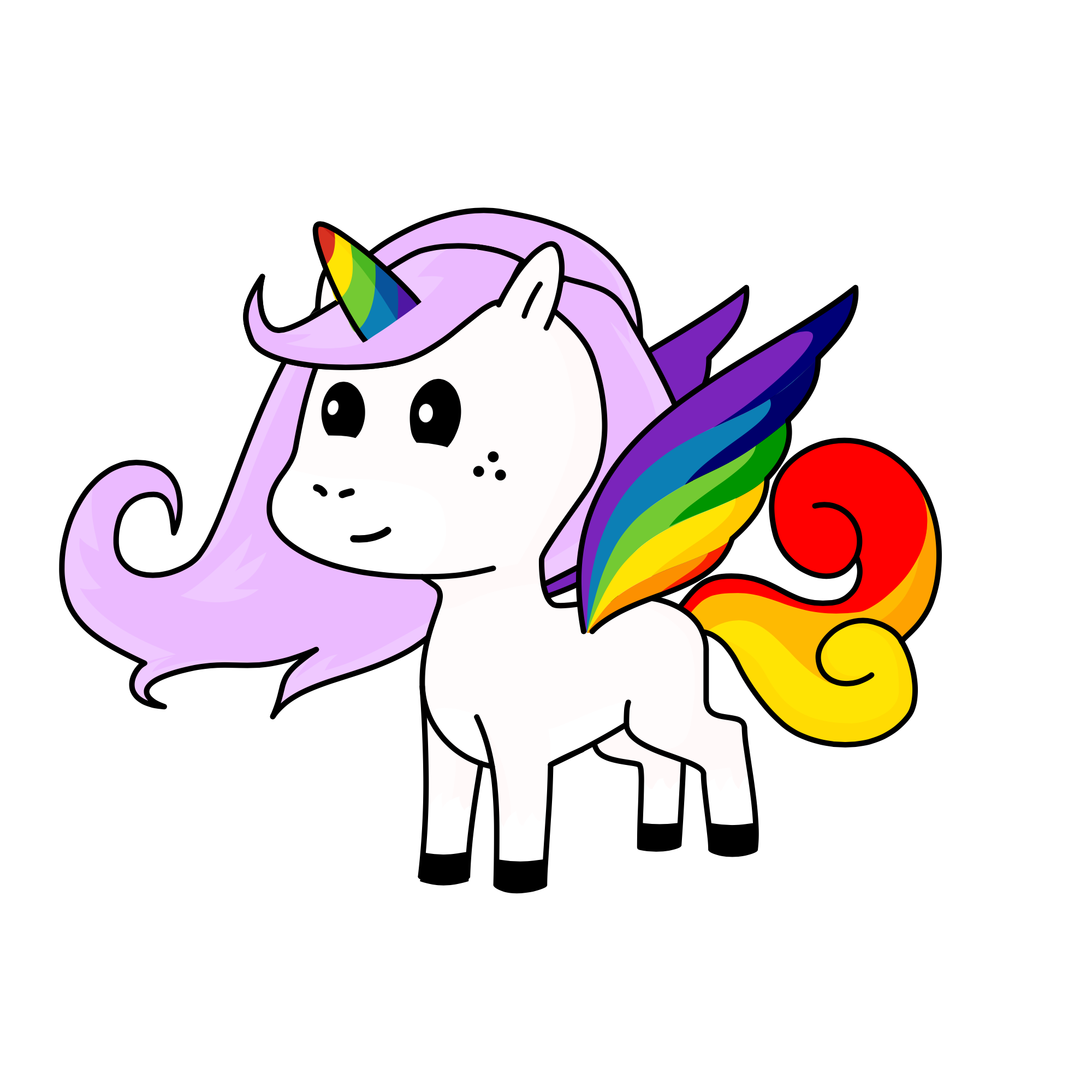 rainbow, the unicorn