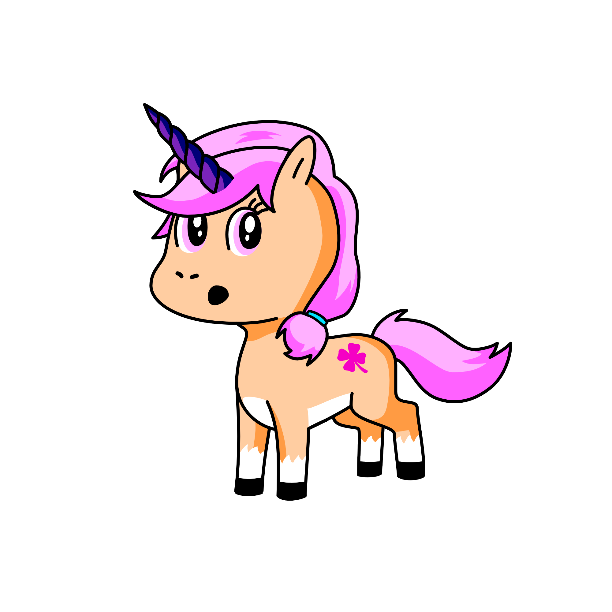 Sakura, the unicorn