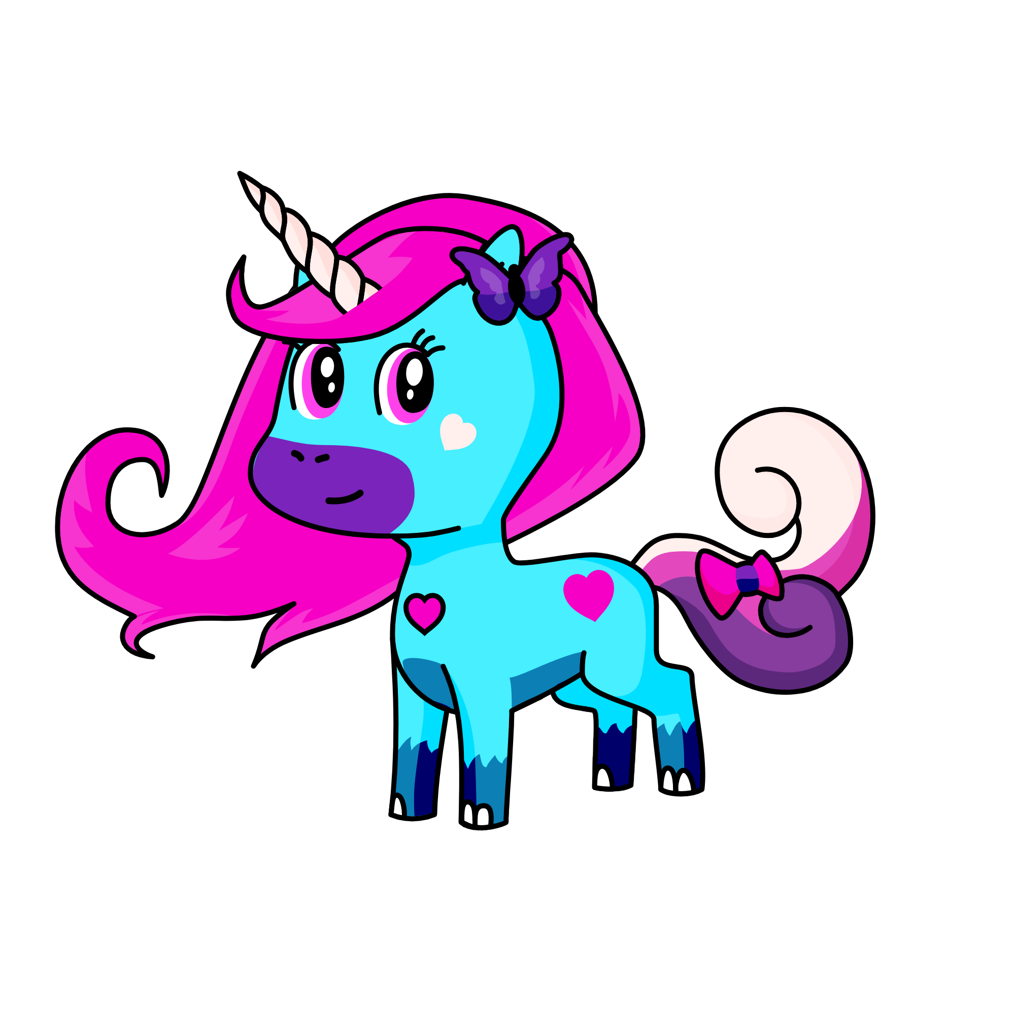 Rainbow Cloud, the unicorn