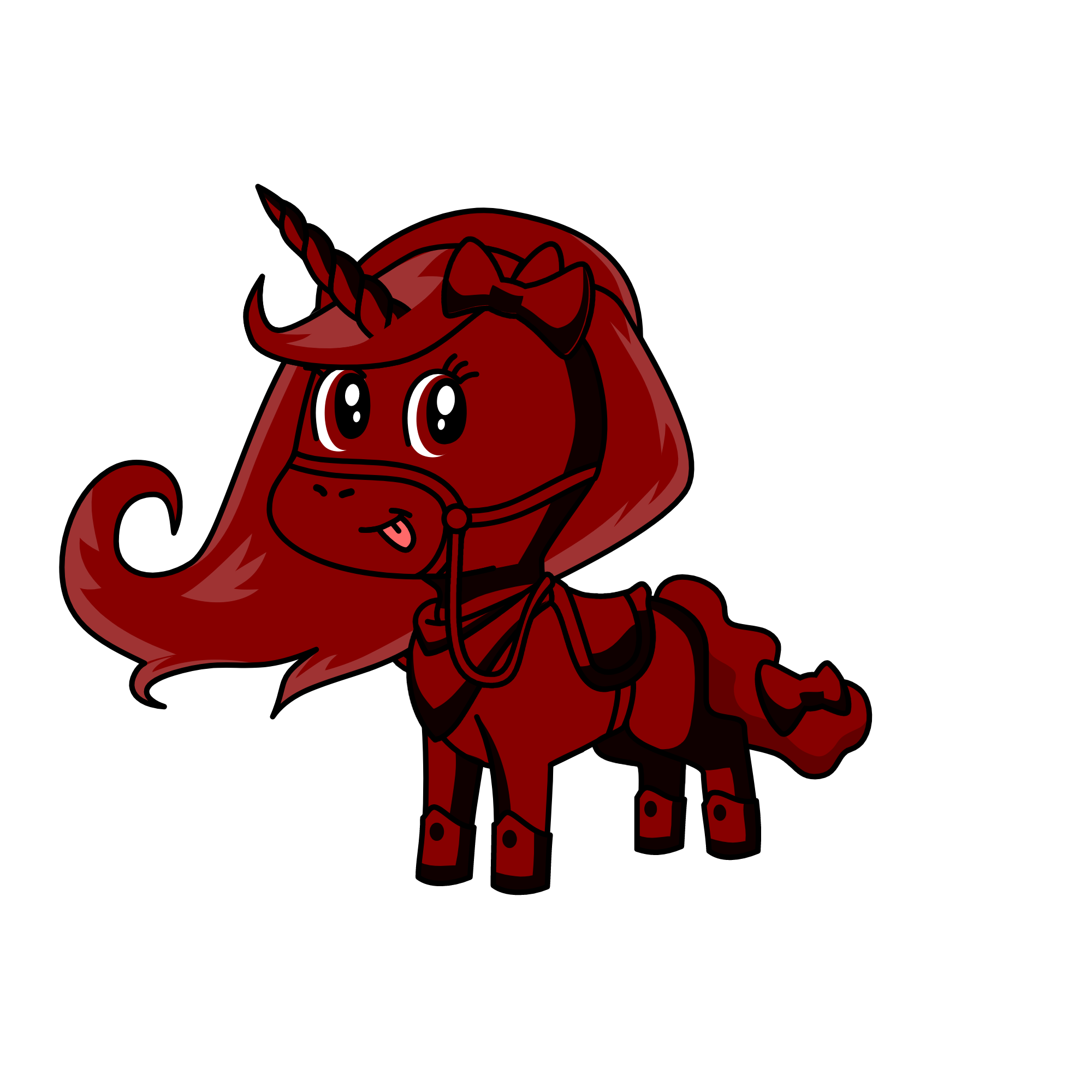 Brownie Girl, the unicorn
