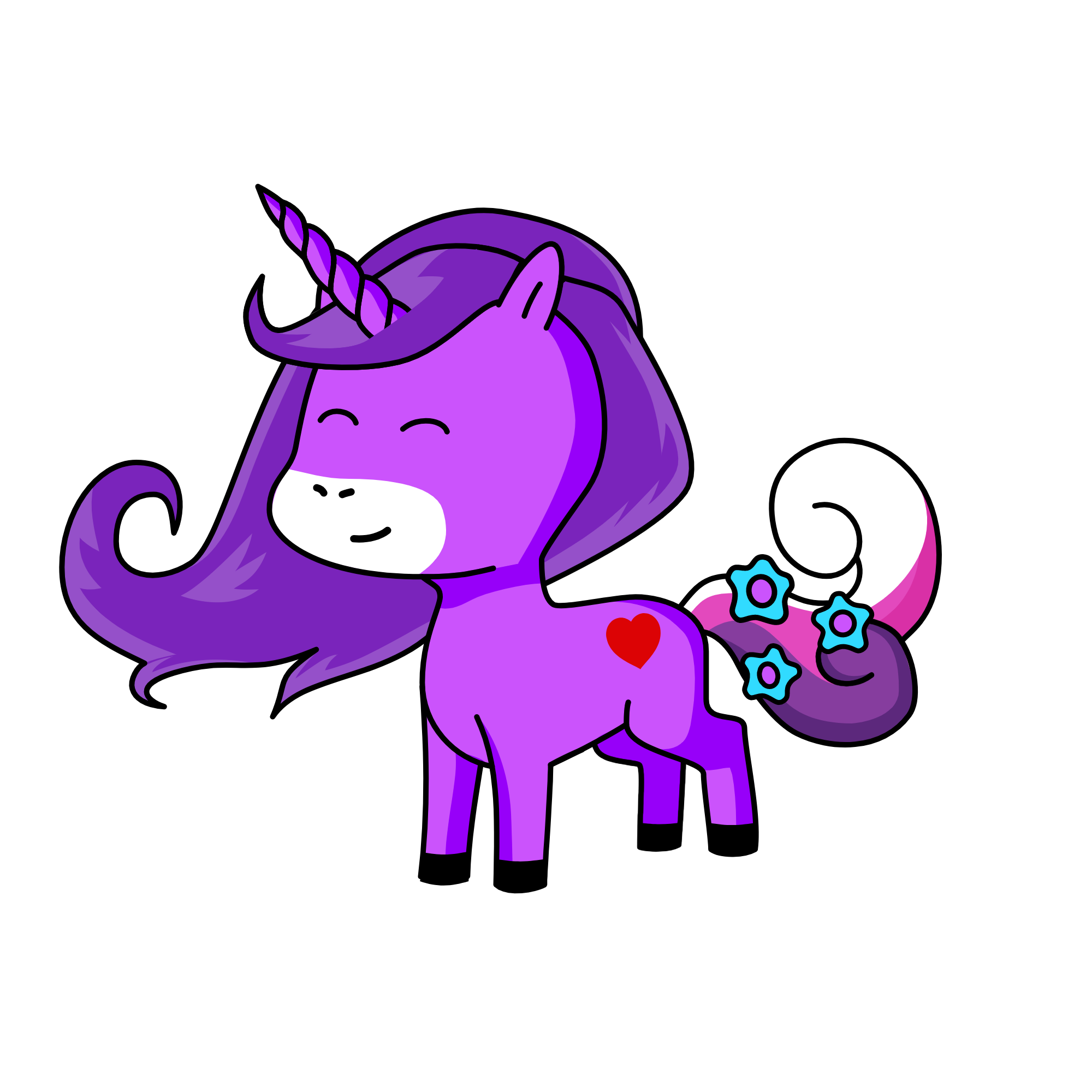 Cutie, the unicorn