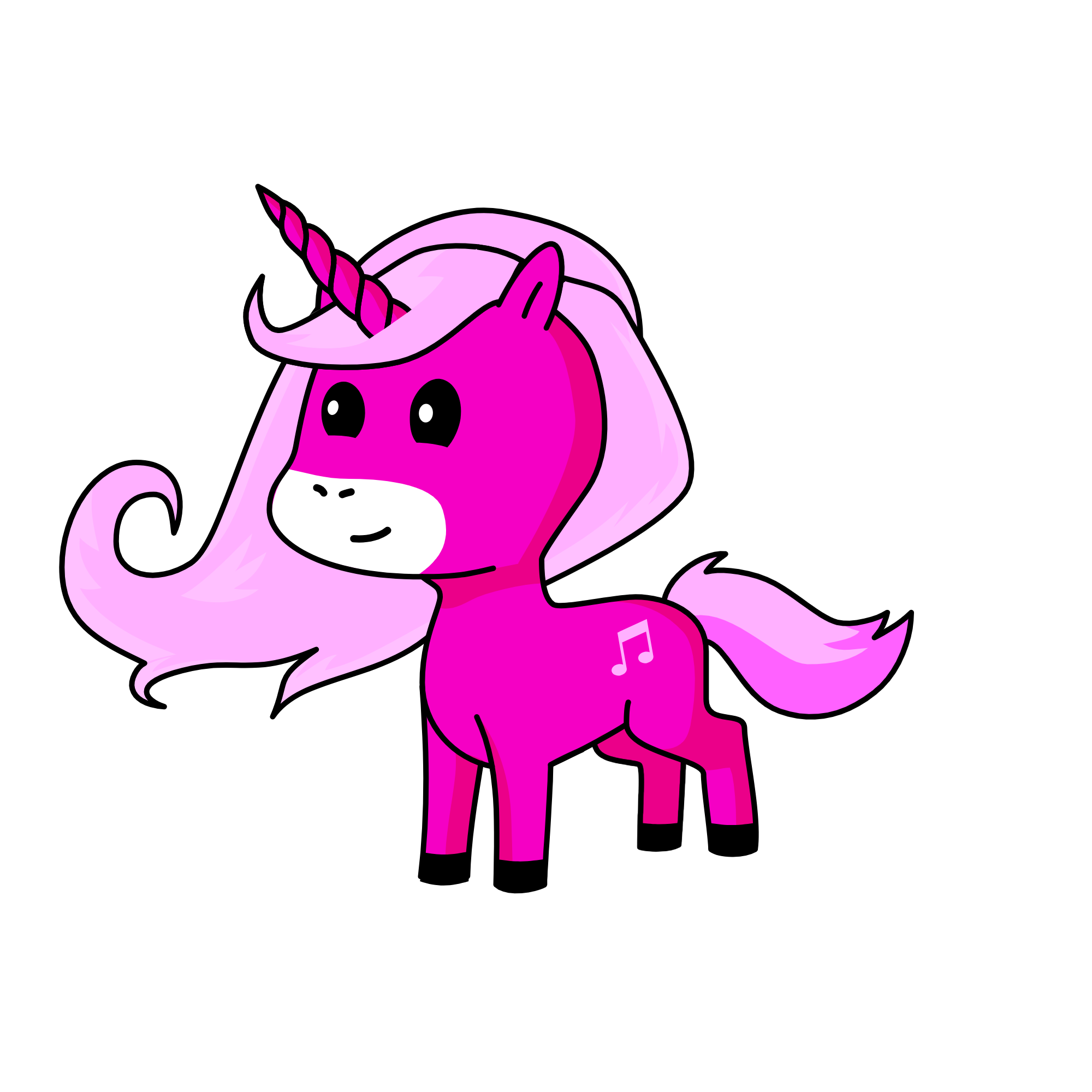 Rosey, the unicorn