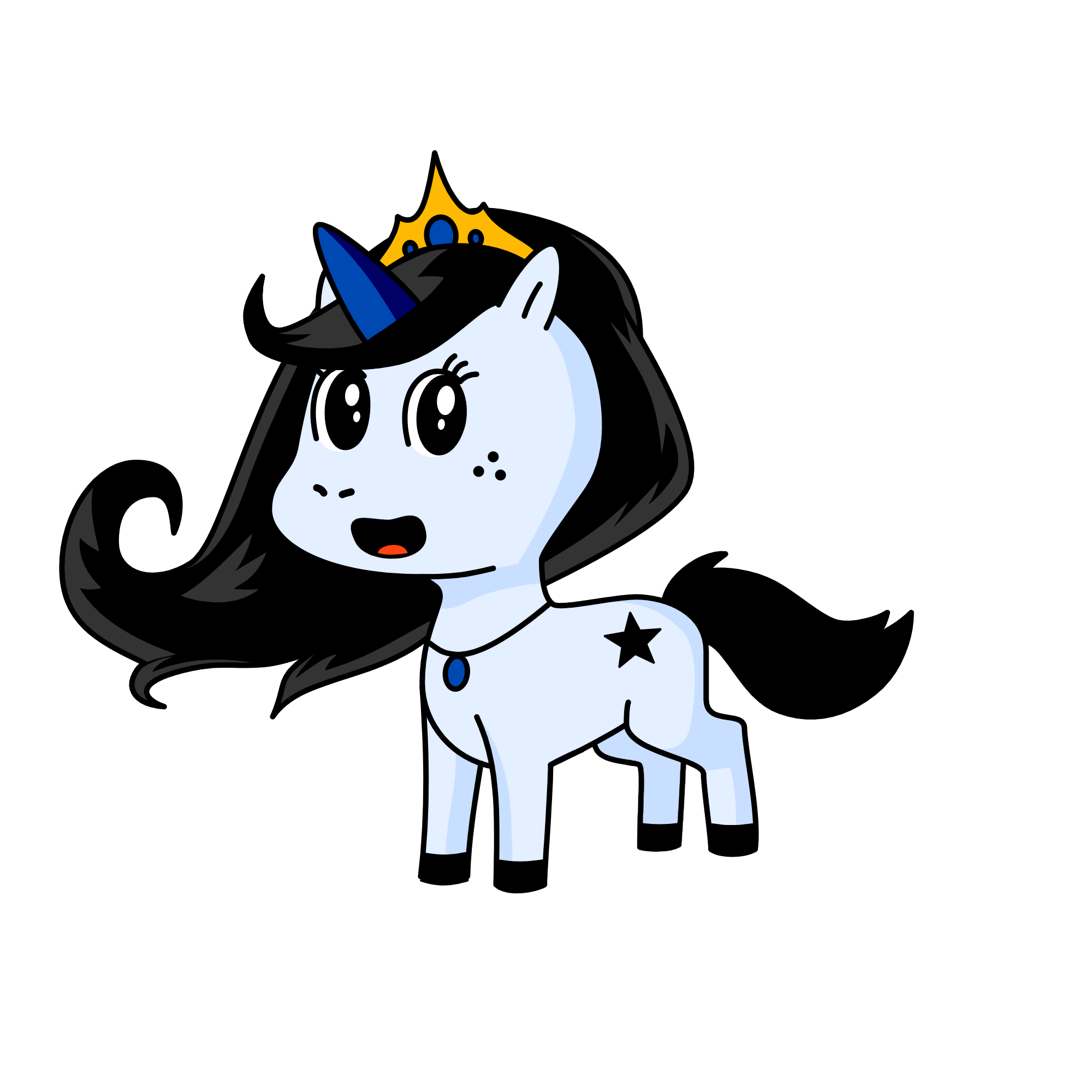 Ba da bump bump bump bump ba dump dump da da dum, the unicorn