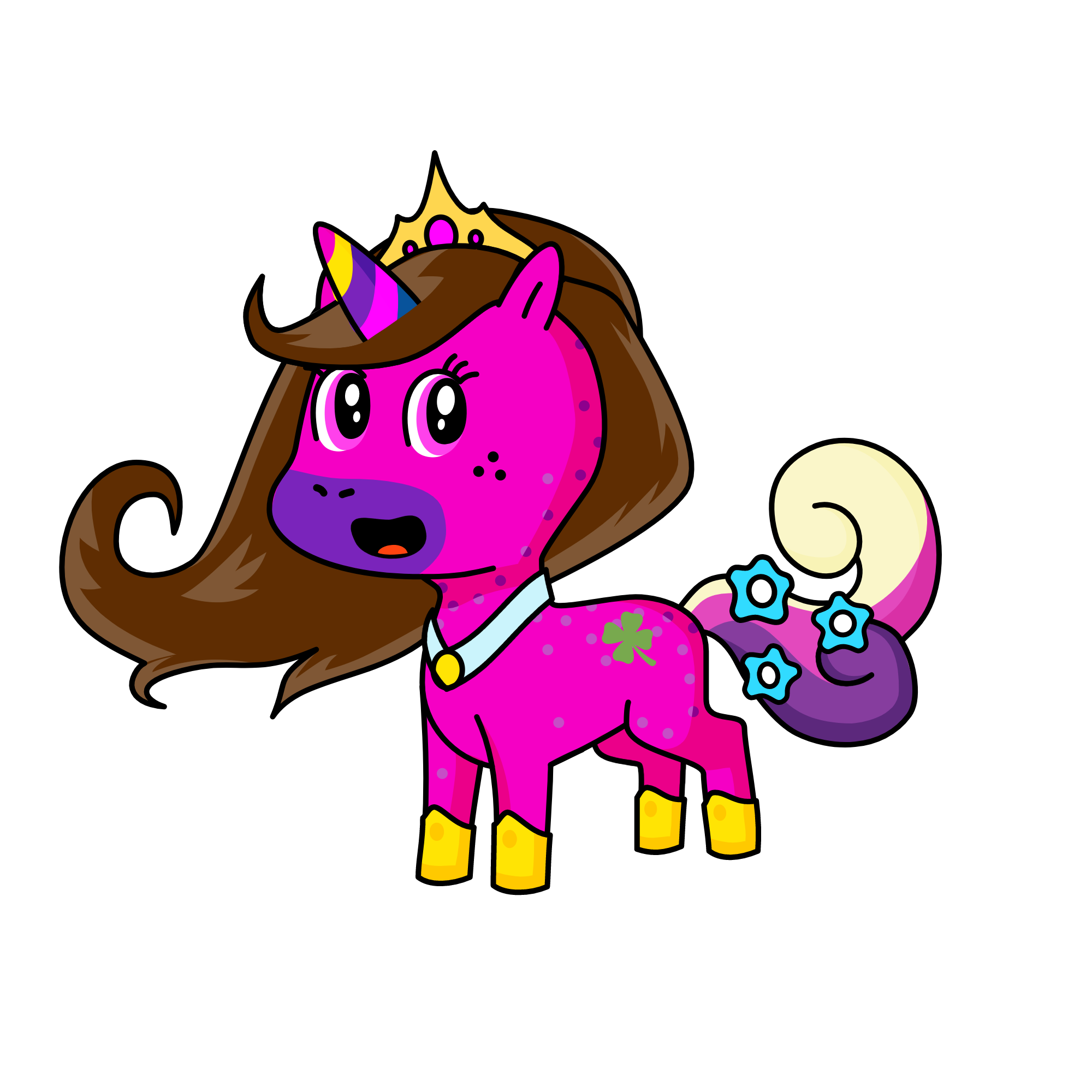 LILY LA PRINCESA, the unicorn
