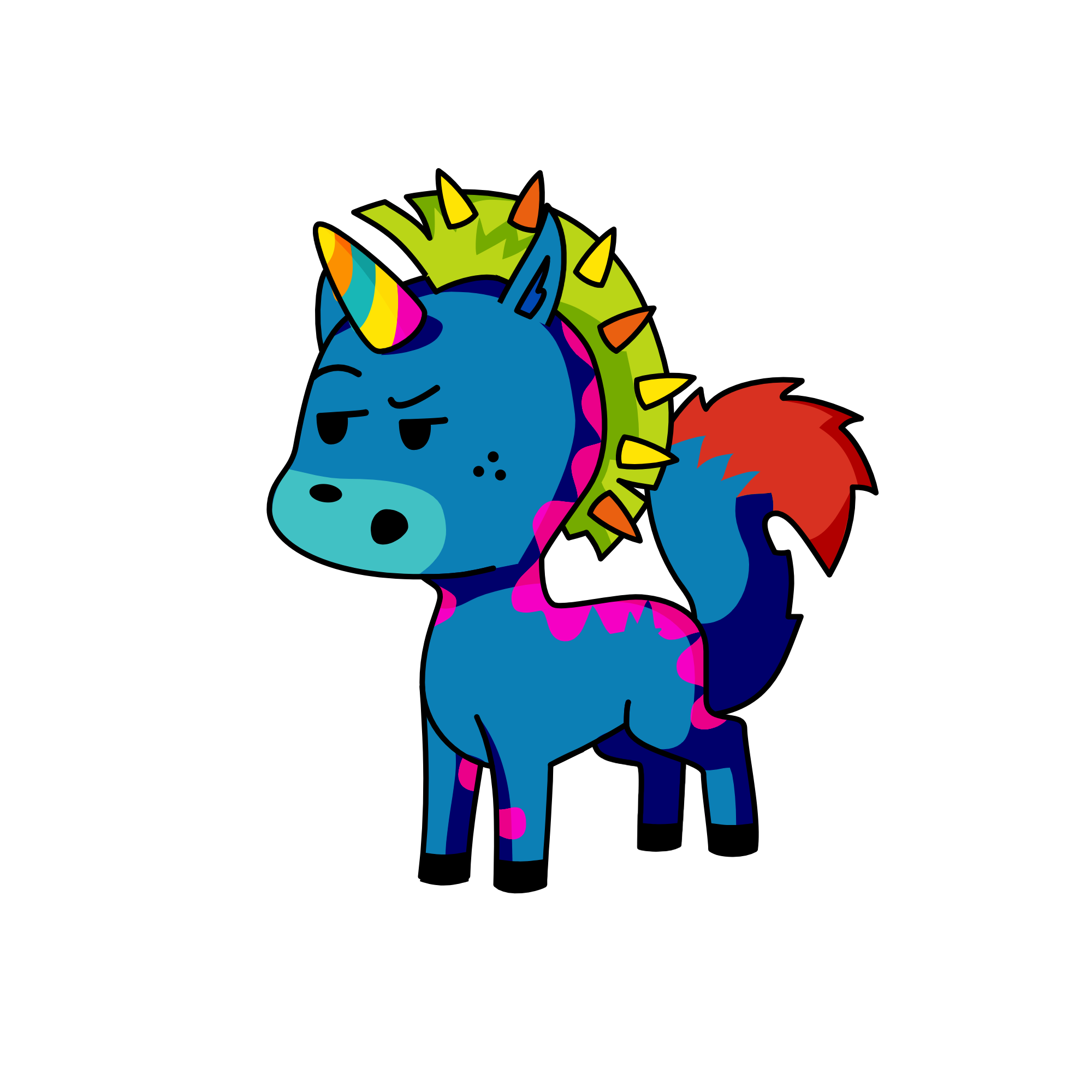 so handsome like moddle football player something handsome , the unicorn