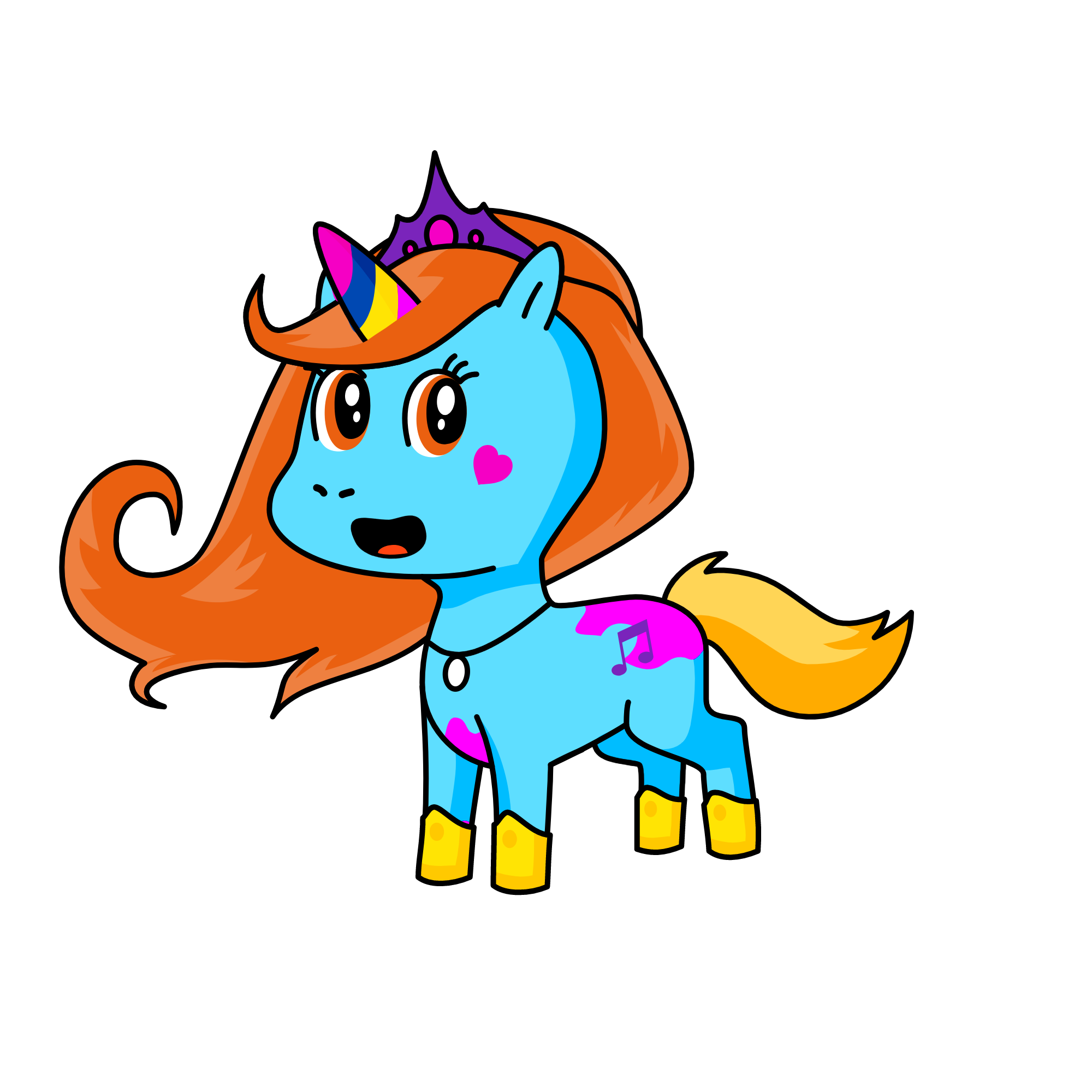 Princesa camila, the unicorn
