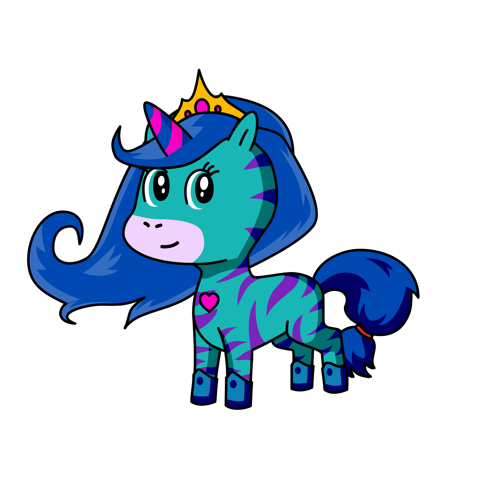 Princess Cloudy, the unicorn