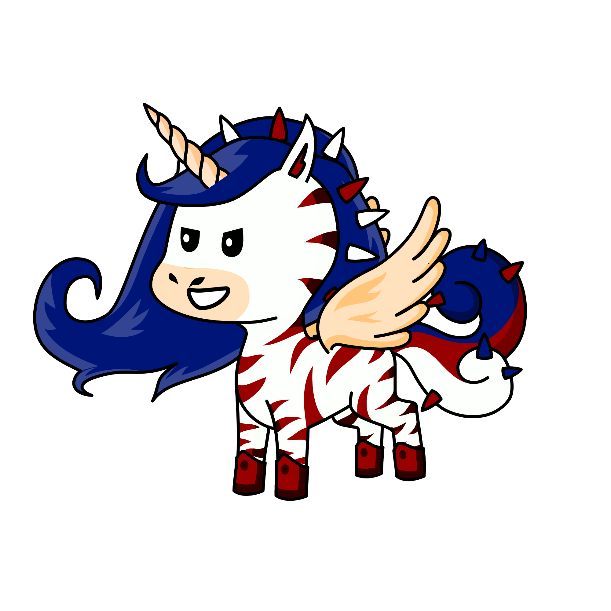 ladyblank, the unicorn