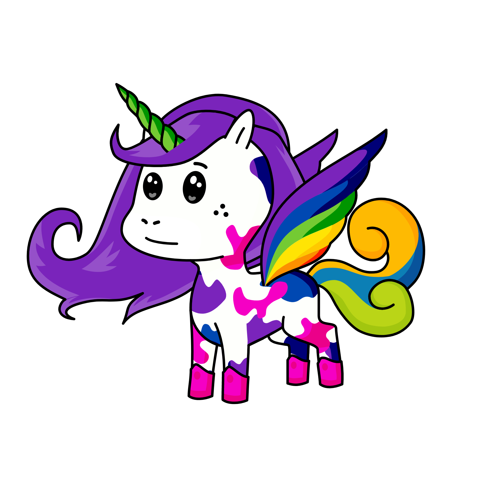 arco iris, the unicorn