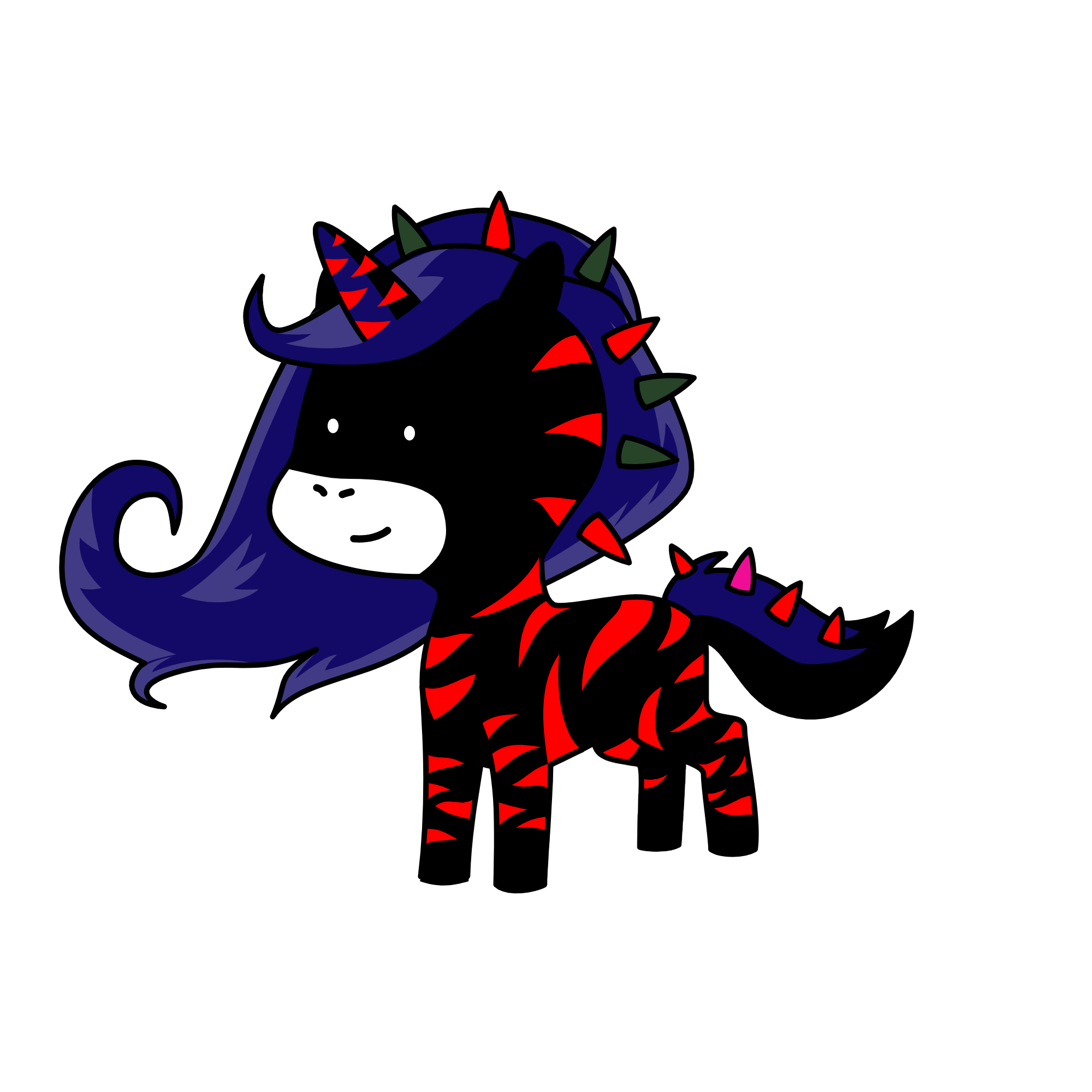 ladybug malbada, the unicorn