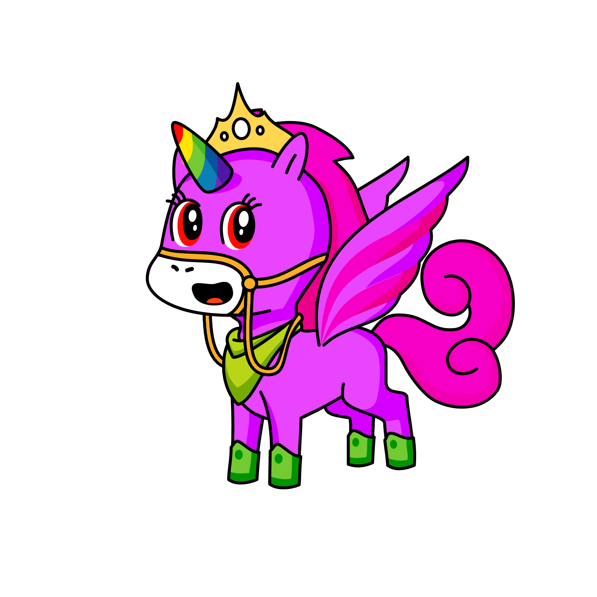 Queen, the unicorn