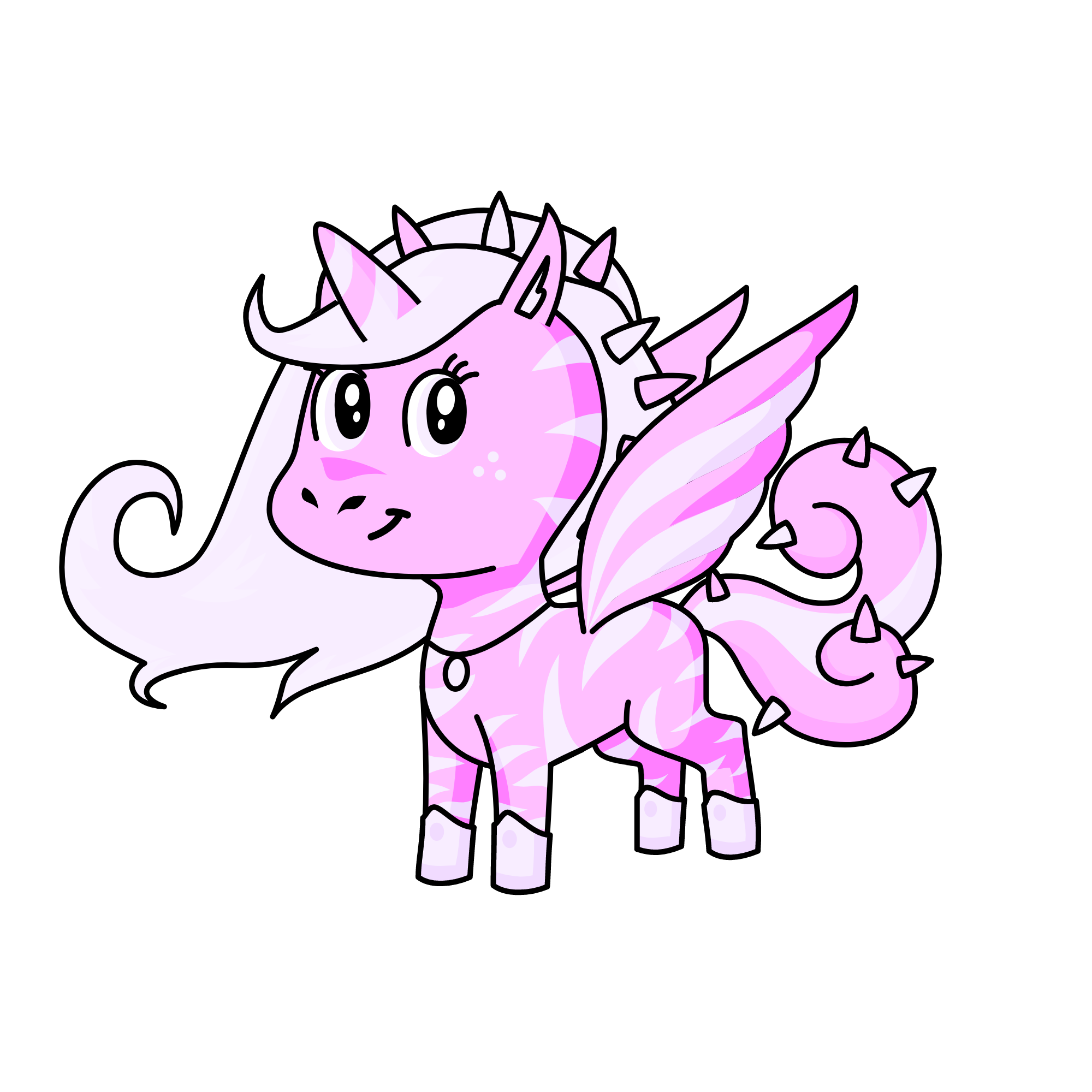 cloudy, the unicorn
