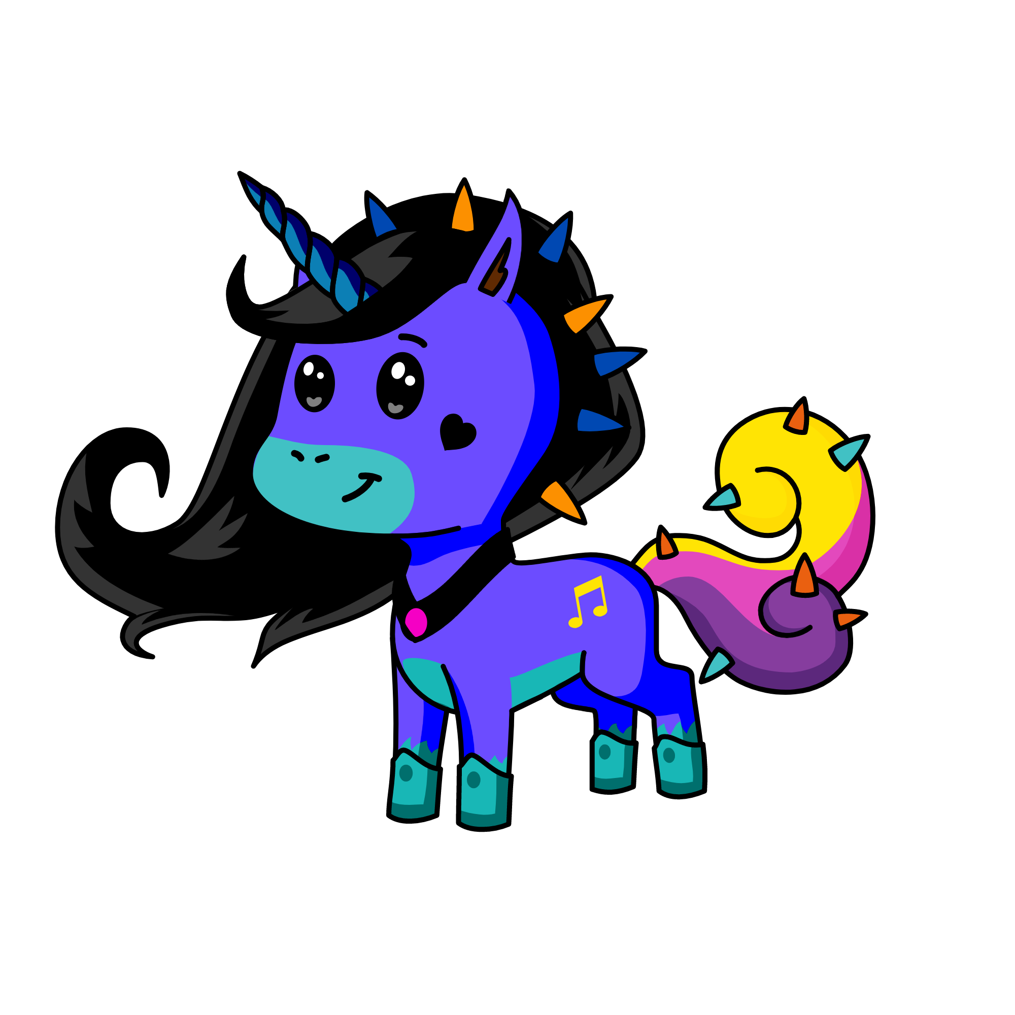 bombom queen, the unicorn