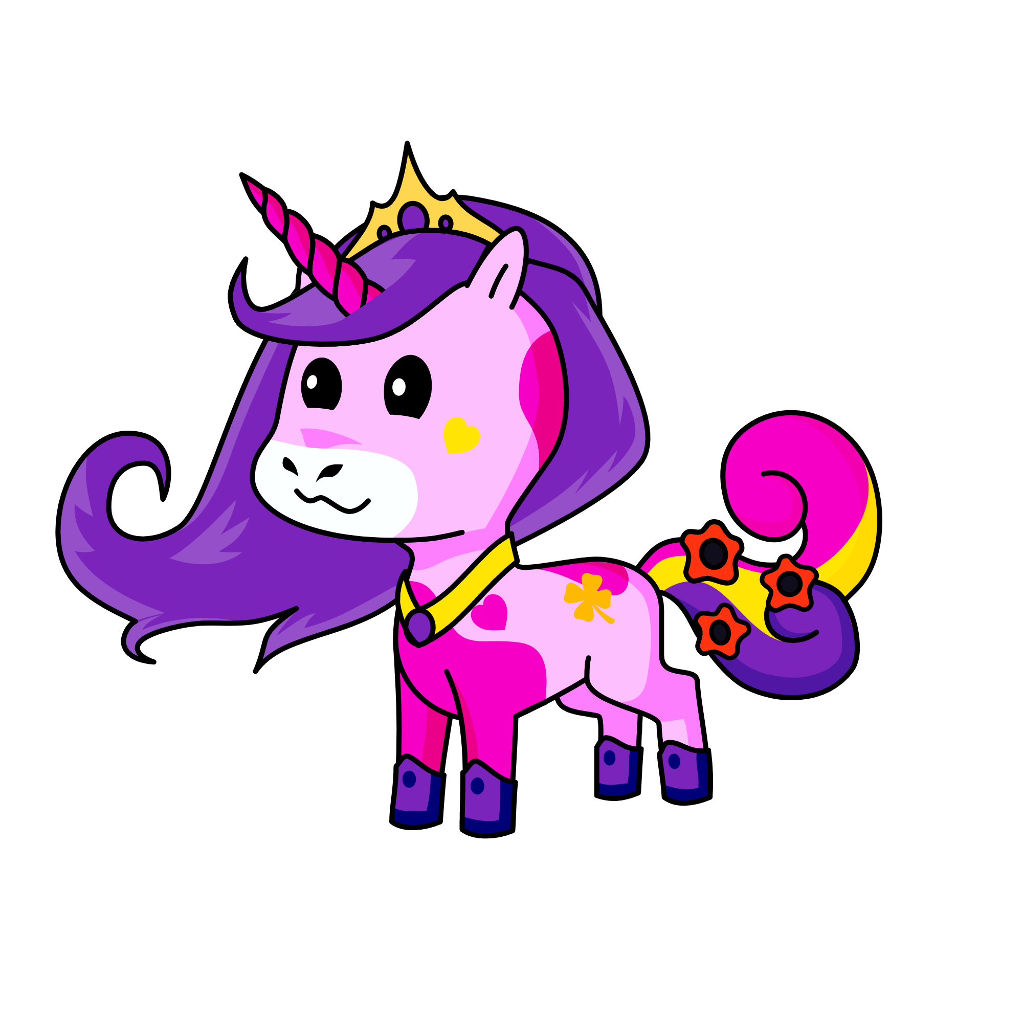 princesa raimbow, the unicorn