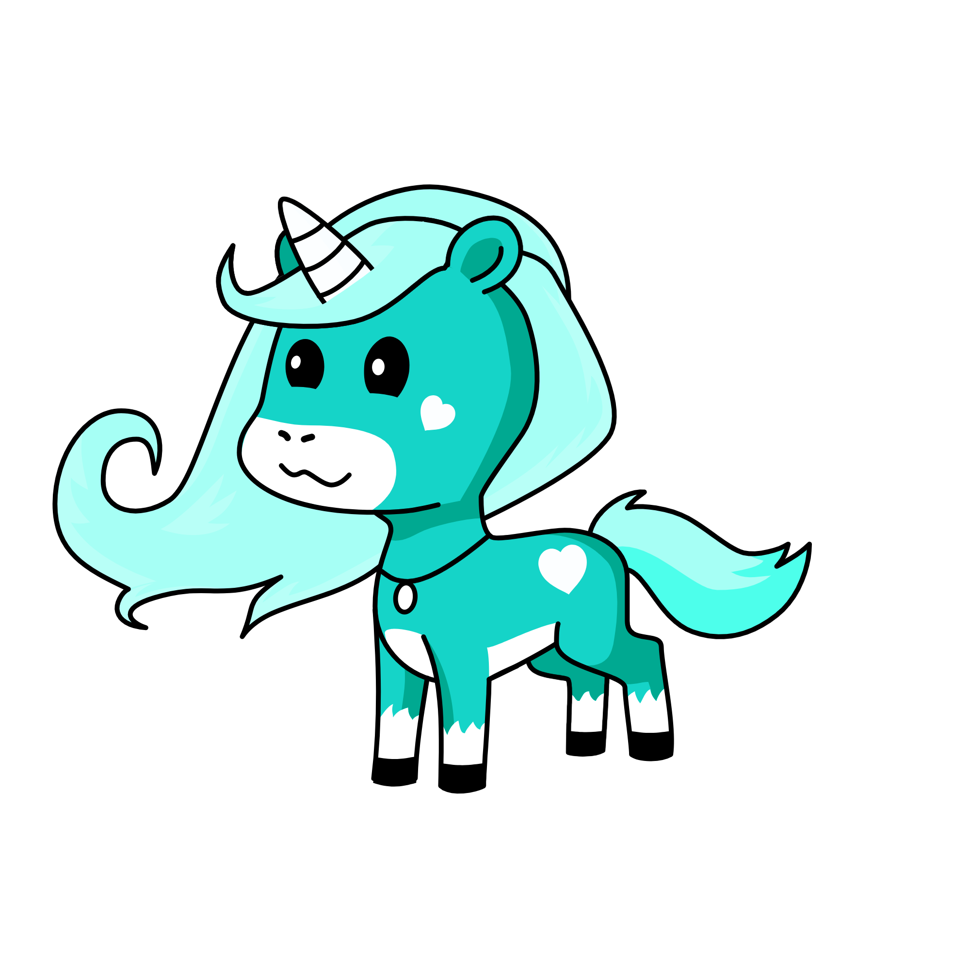 sea foam poop, the unicorn