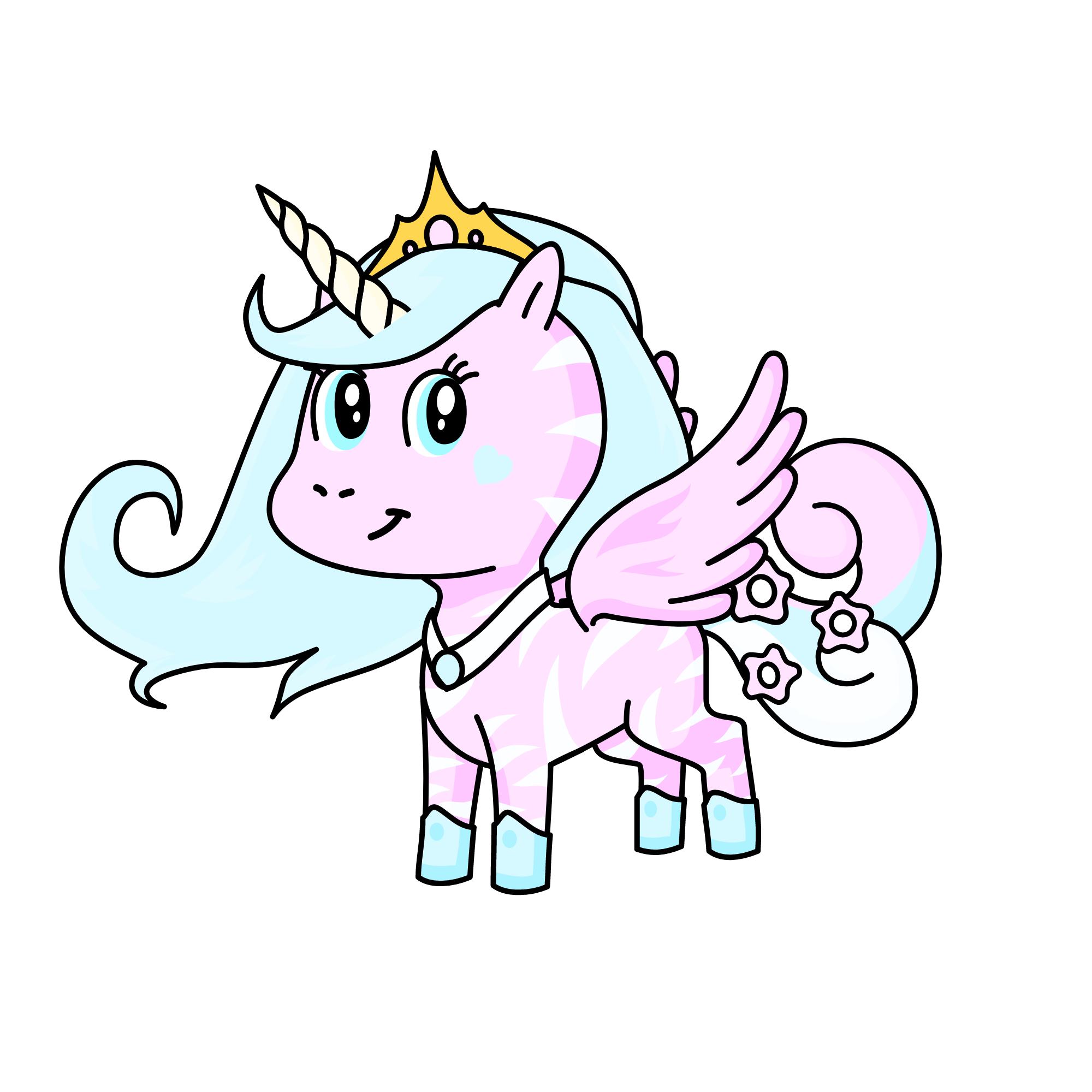 Rainha das nuvens , the unicorn