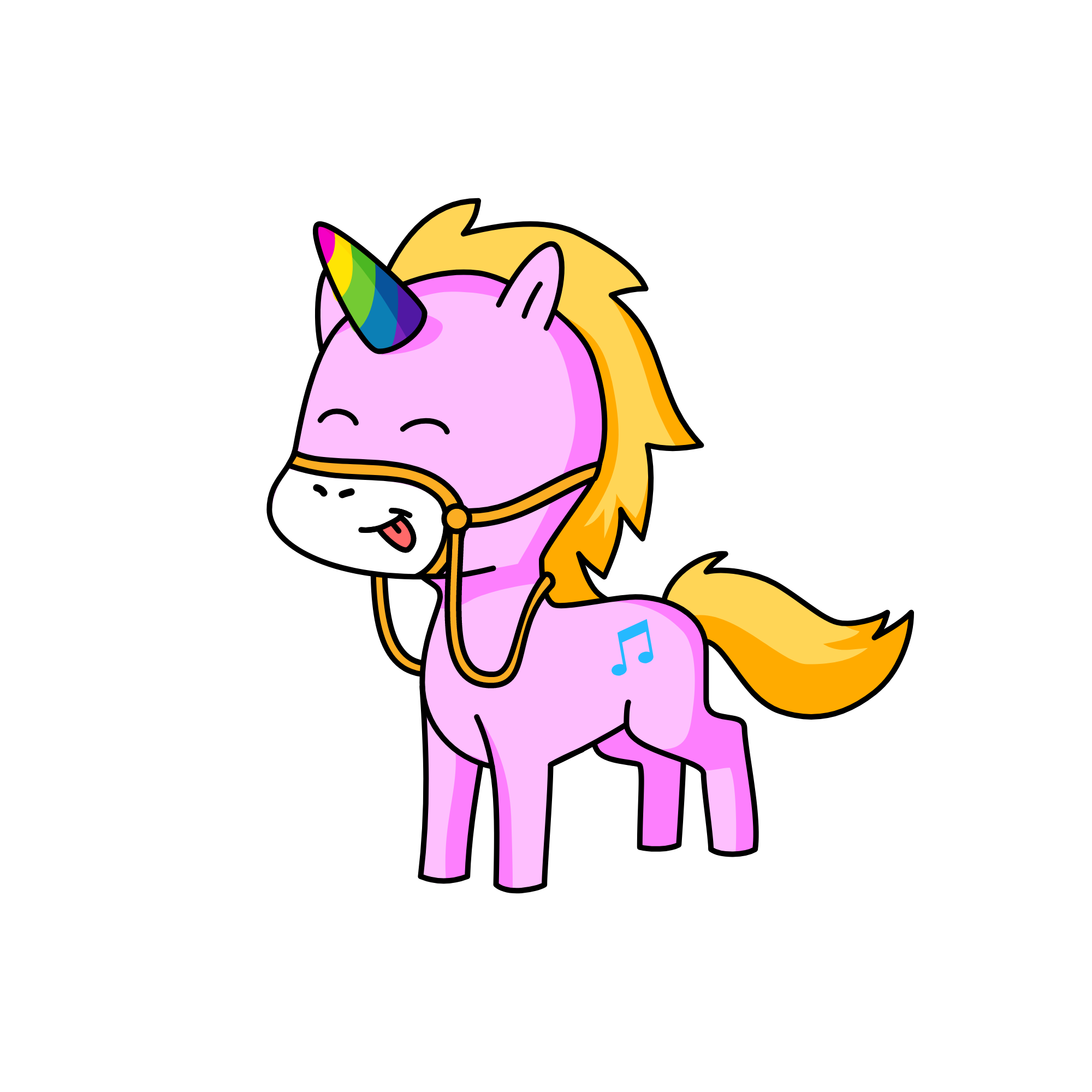 H, the unicorn