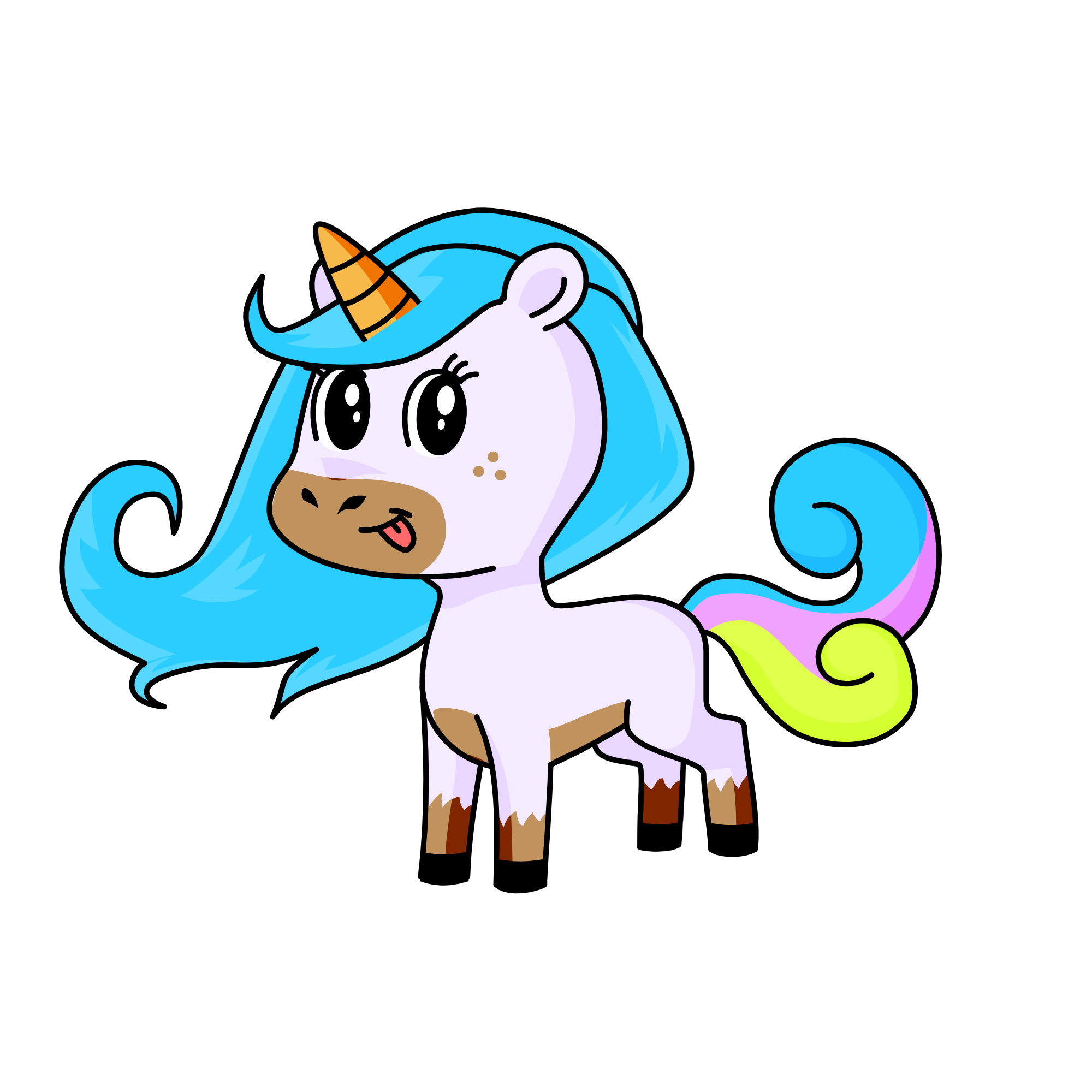 Lunchie, the unicorn