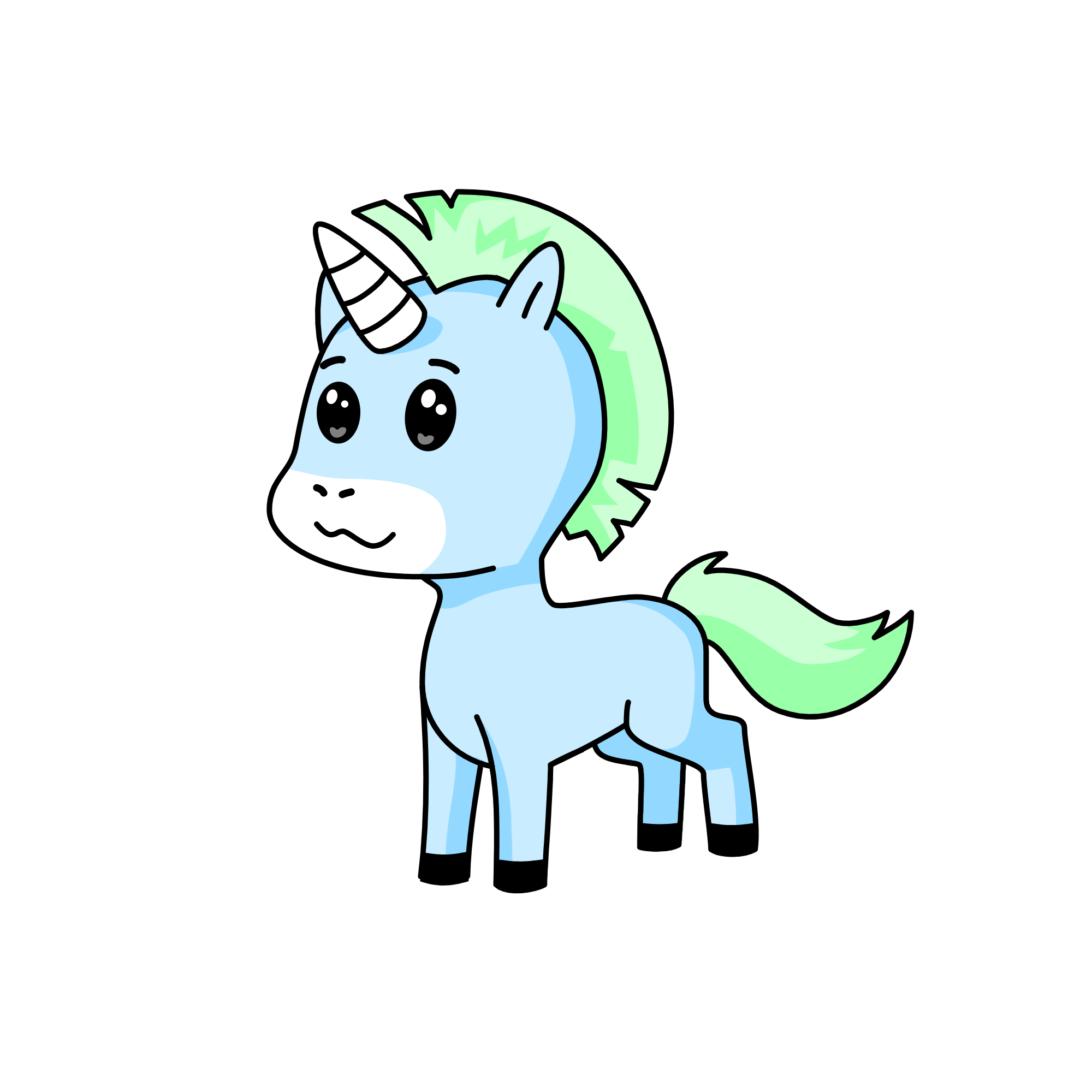 nothing, the unicorn