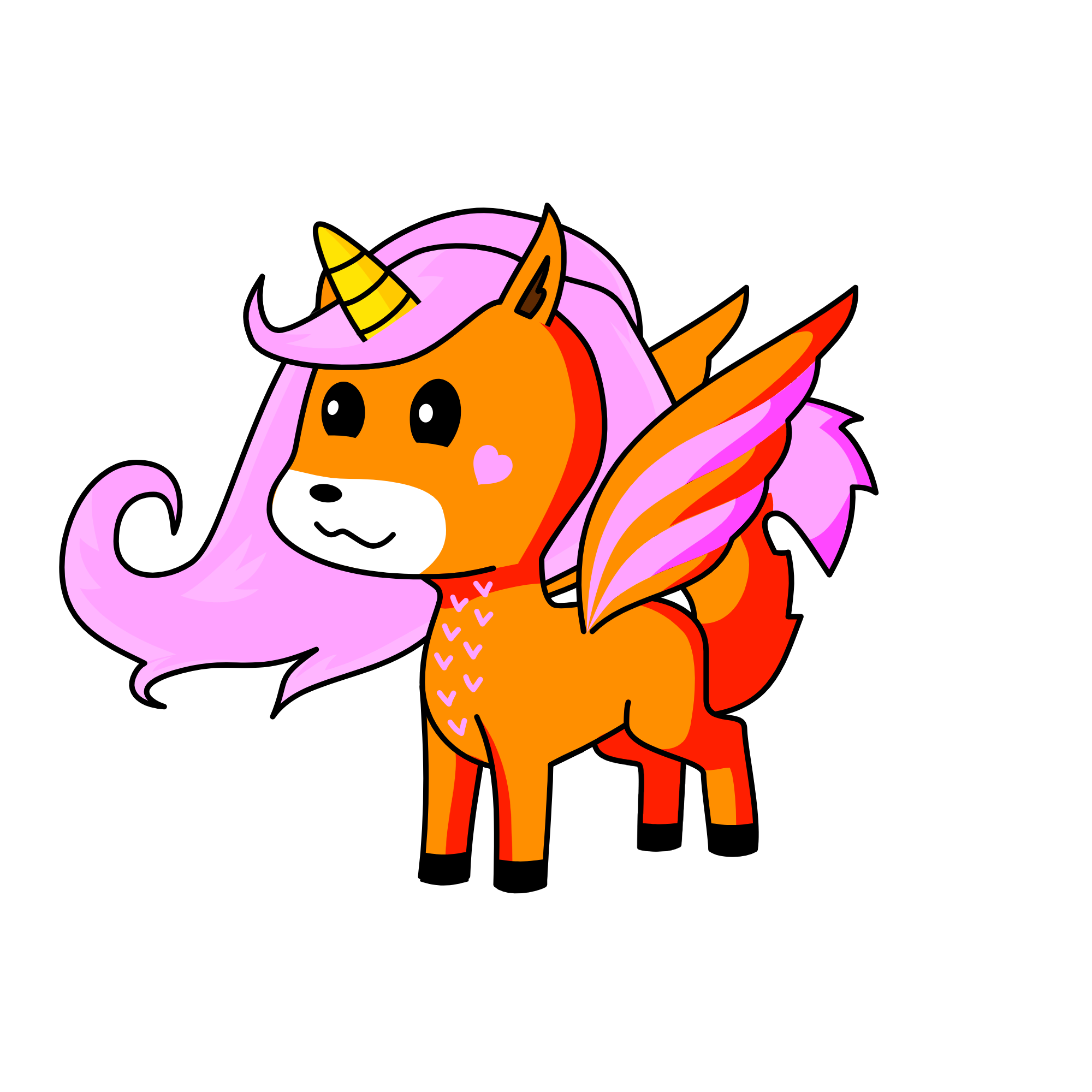 foxcorn, the unicorn