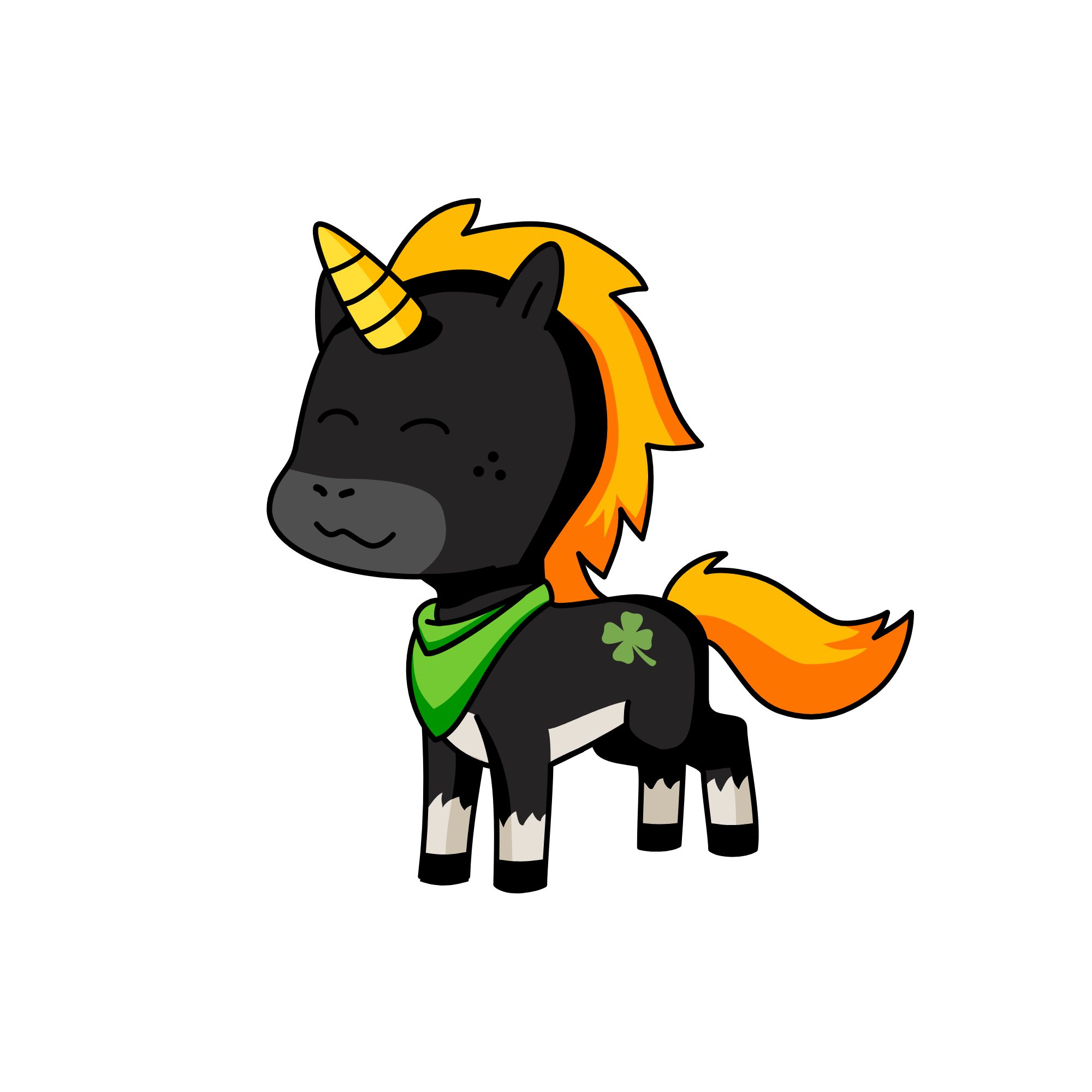 clover, the unicorn