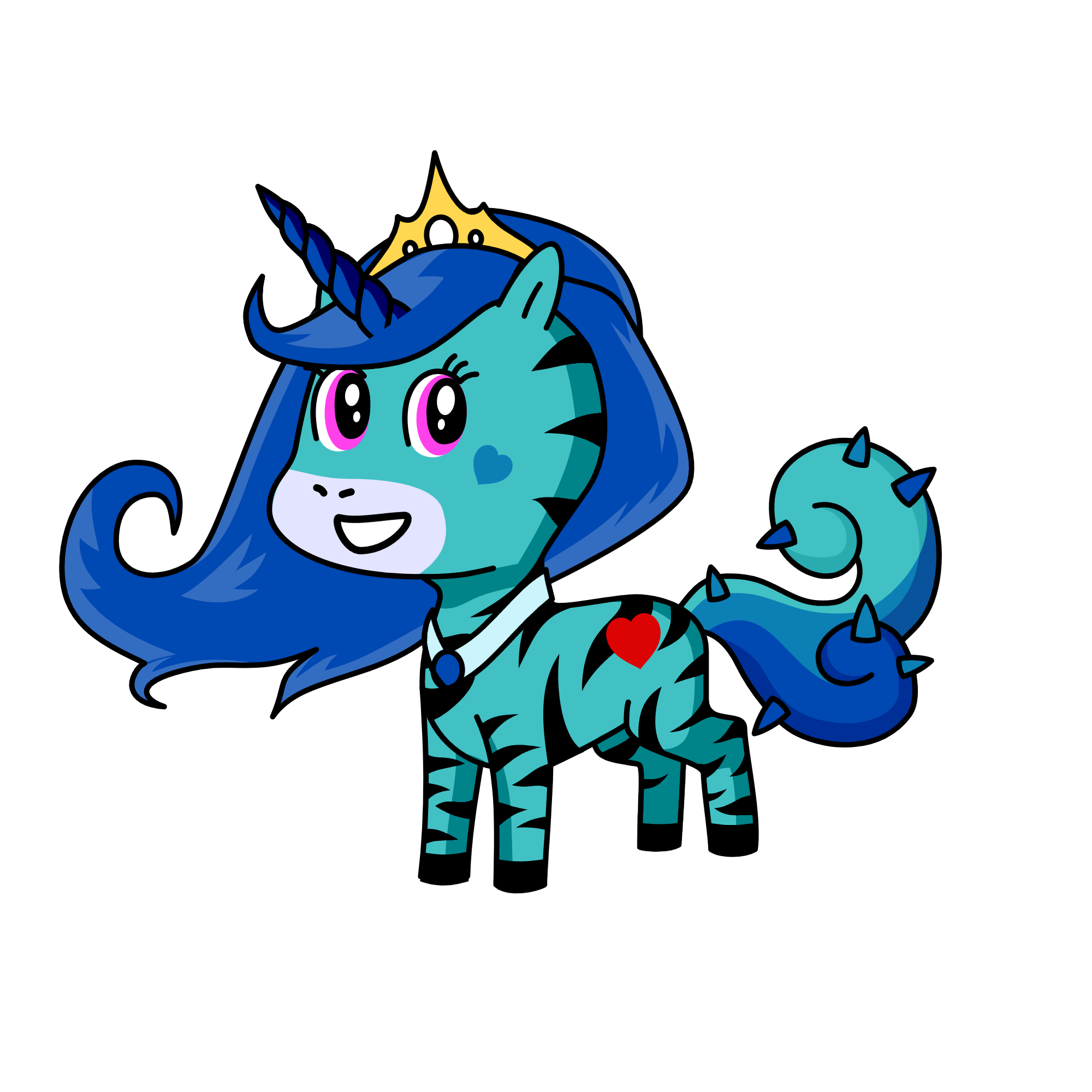 muffin cat, the unicorn