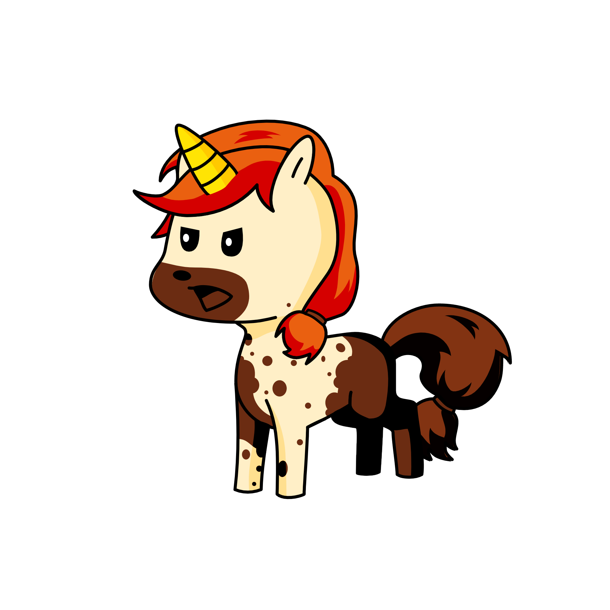 Mad muddy unicorn, the unicorn