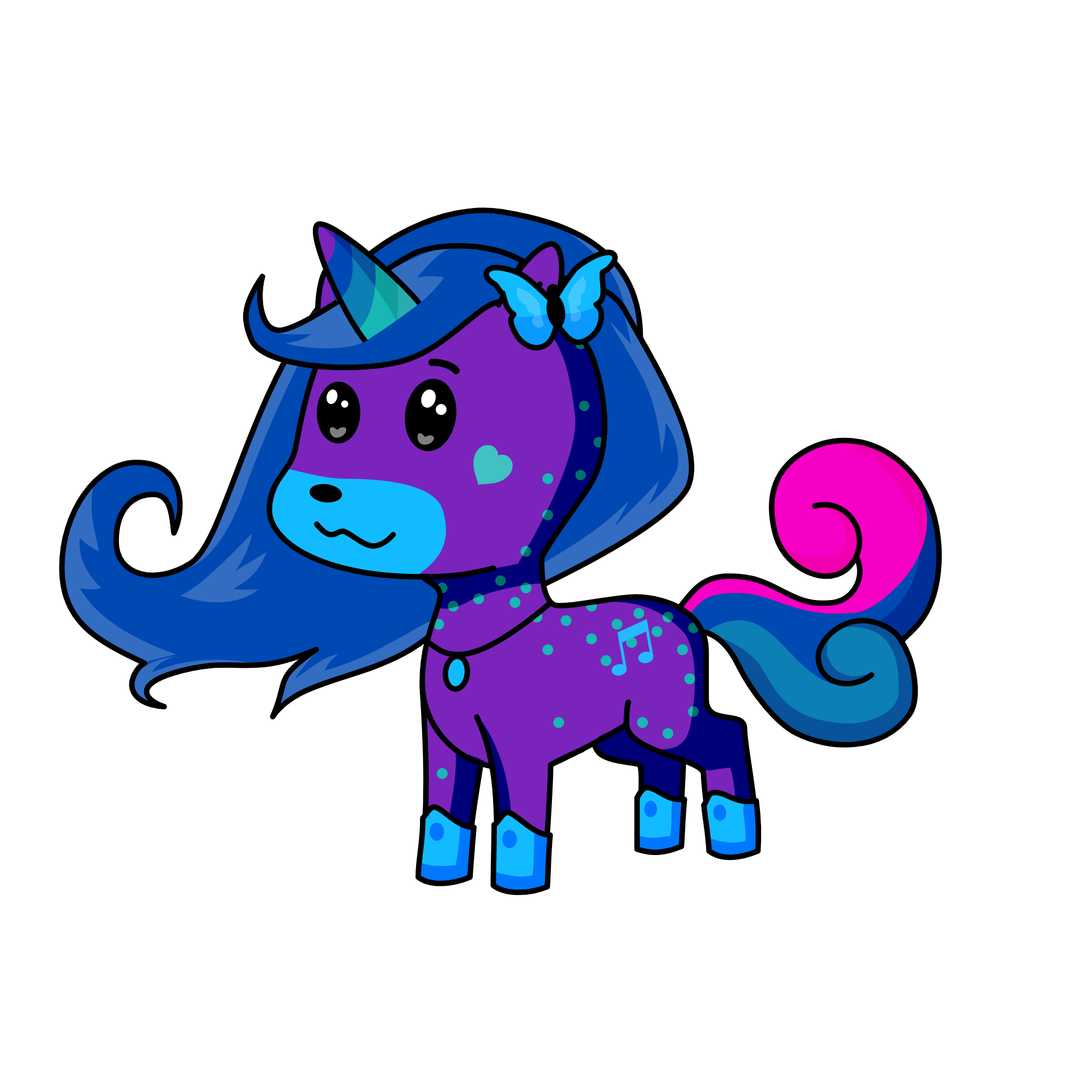 Rubi, the unicorn