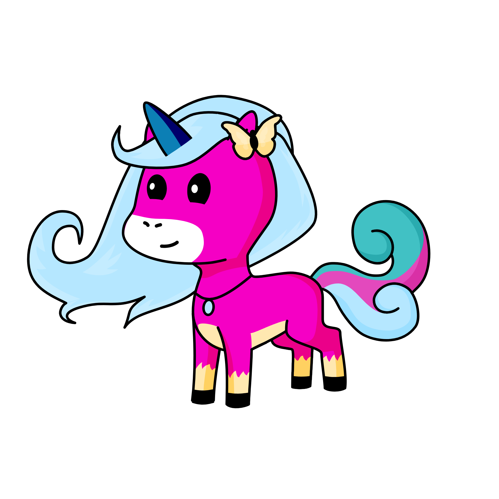 Cotton Candy, the unicorn