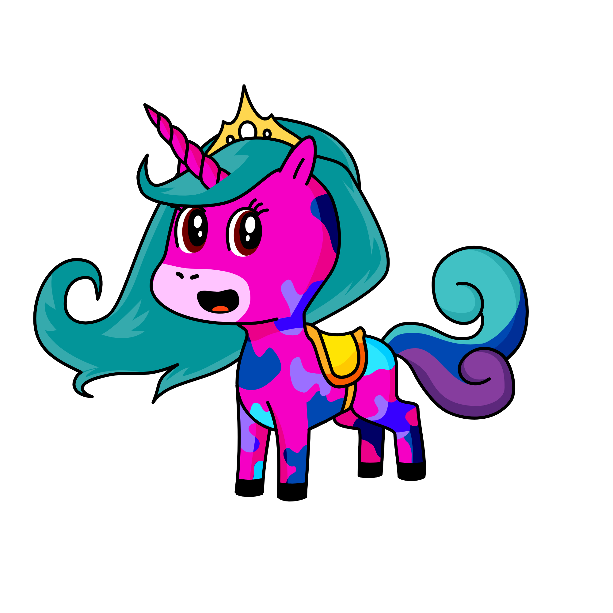 Spots, the unicorn