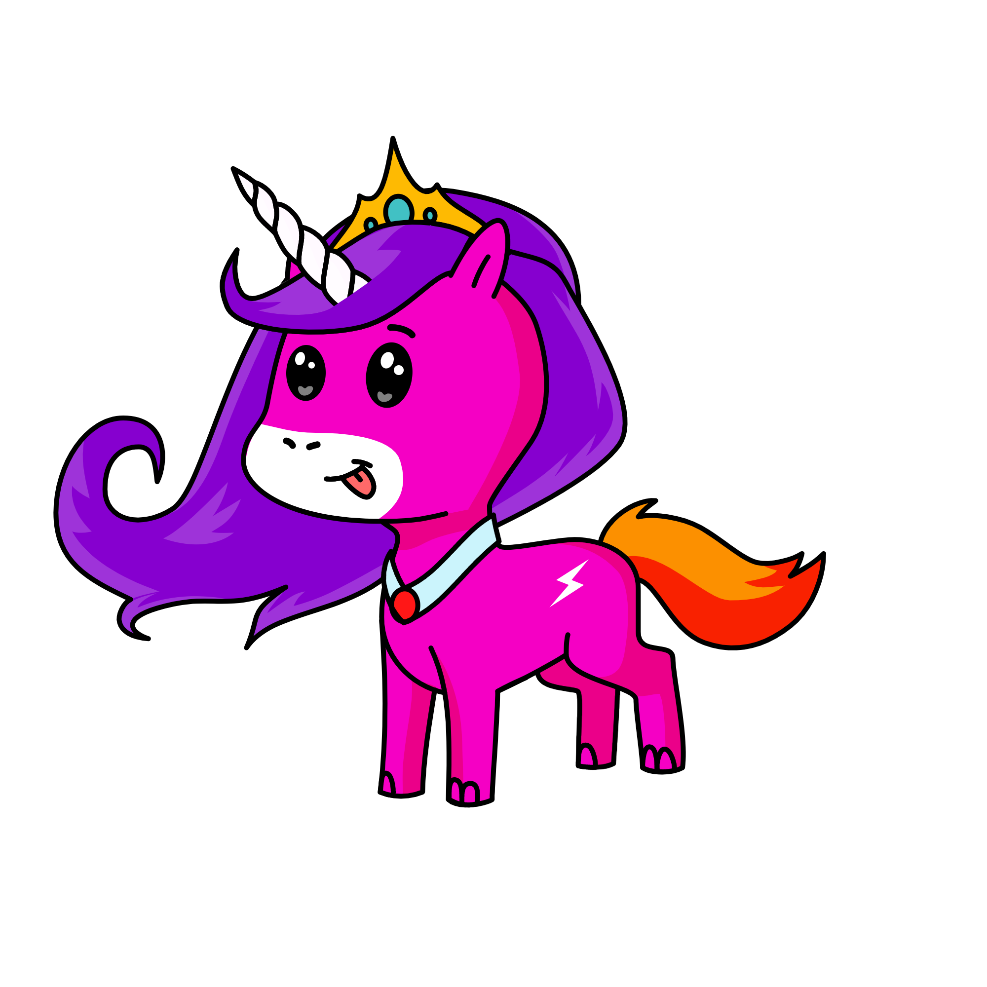 Glamour, the unicorn