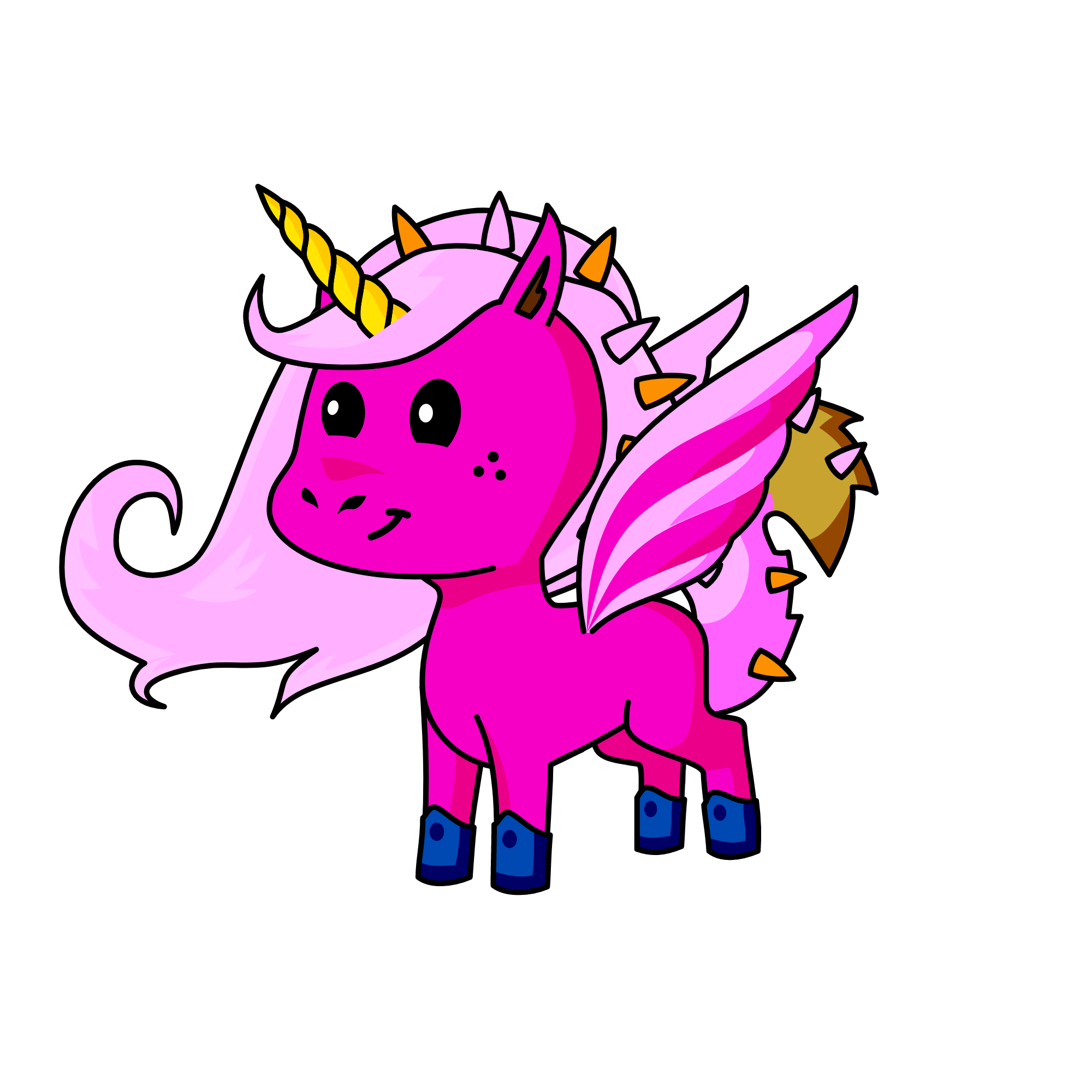 Scroll up and you will see something that says About click on that and then you will scroll down, the unicorn