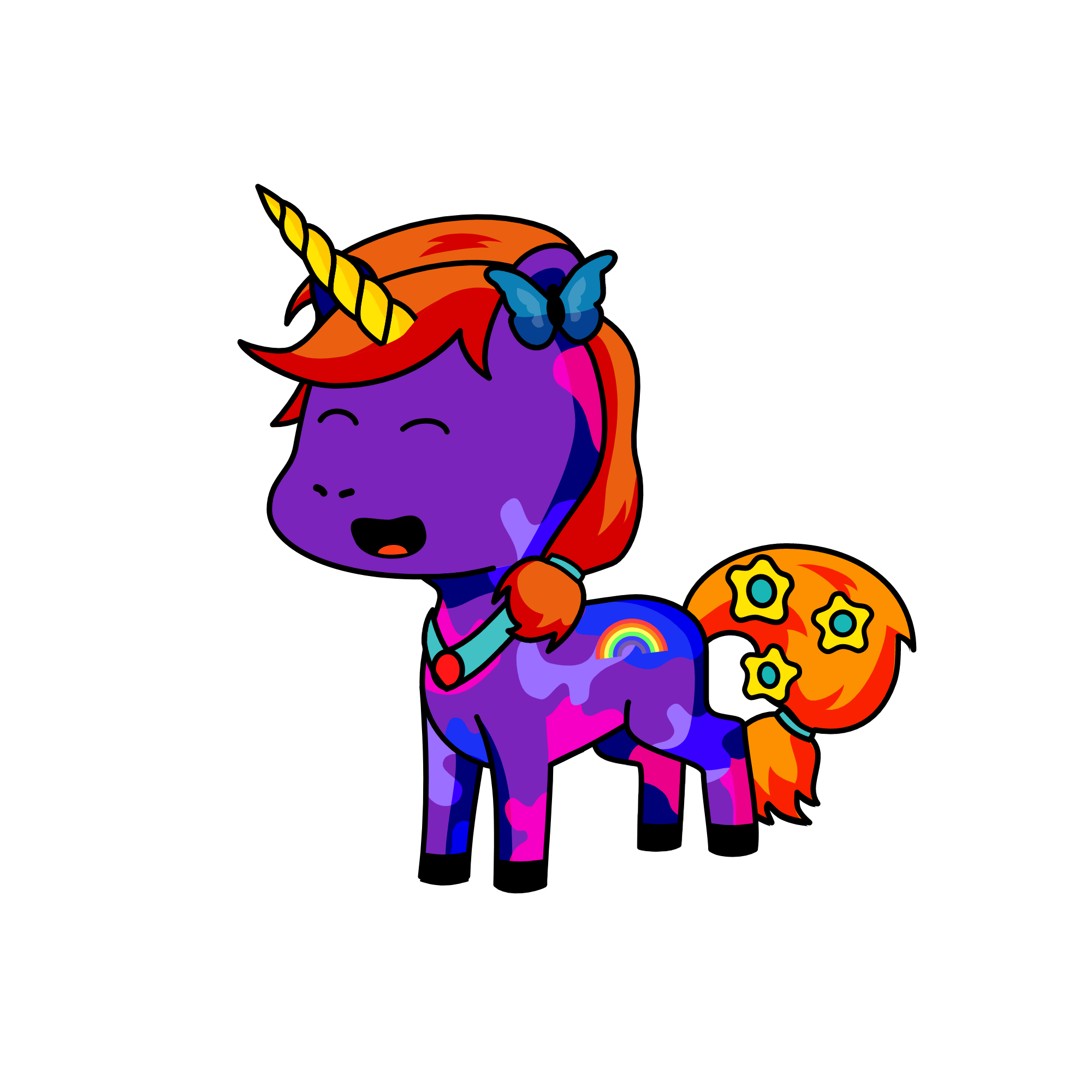 Splashy Wildbreeze, the unicorn