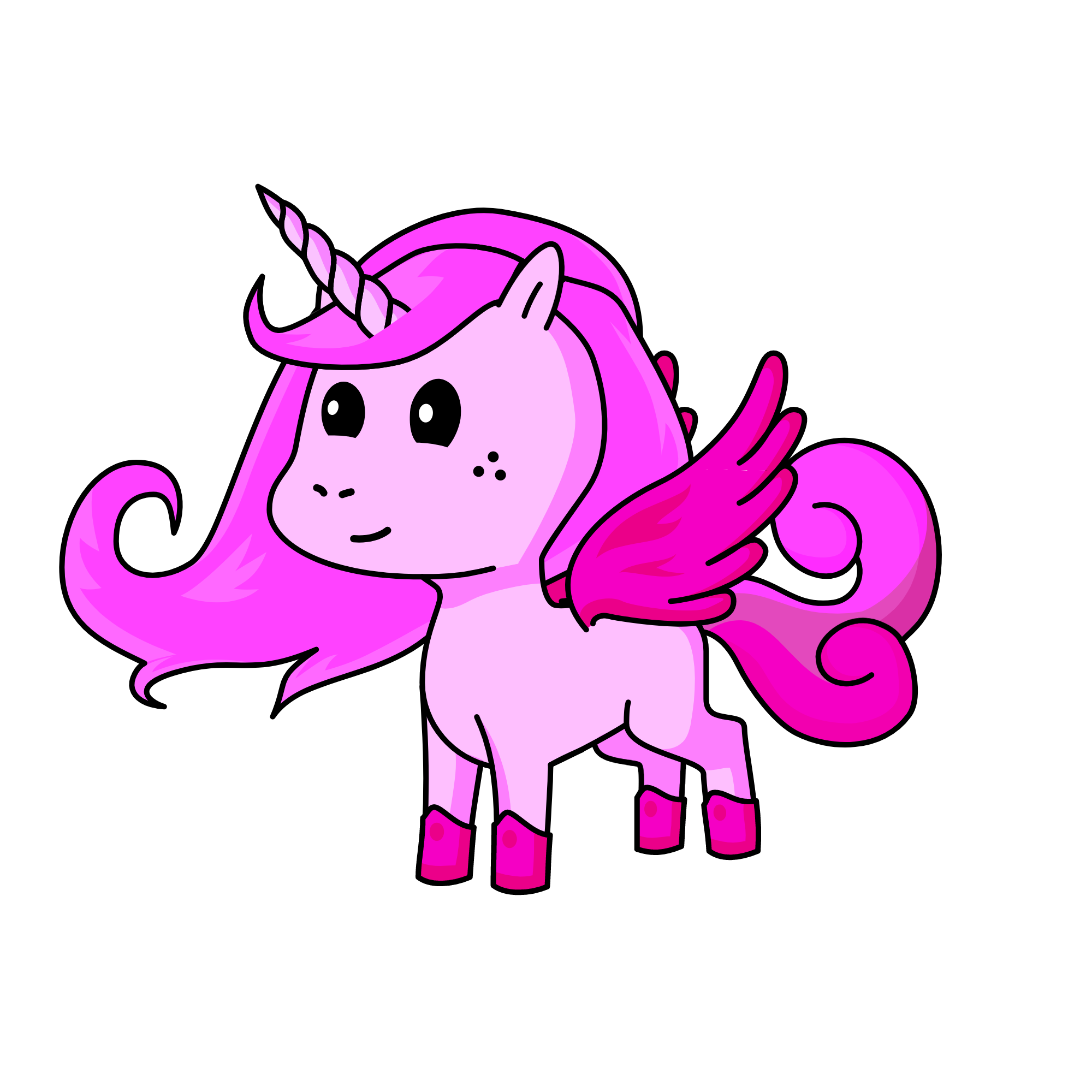 Pinksky!, the unicorn