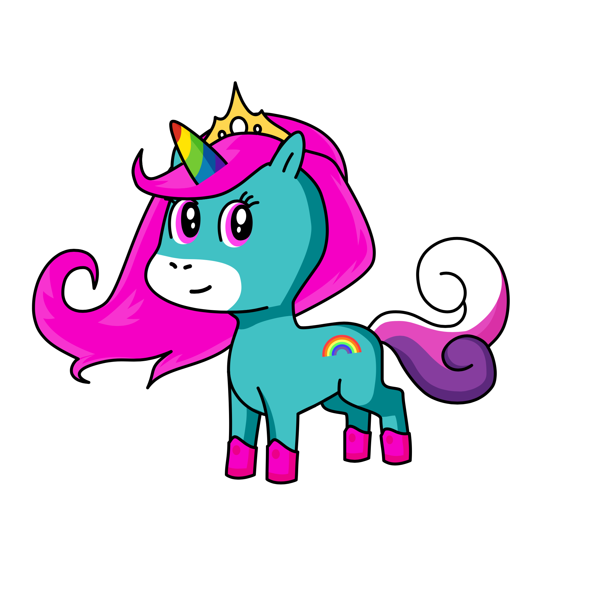 Princess Pinky, the unicorn