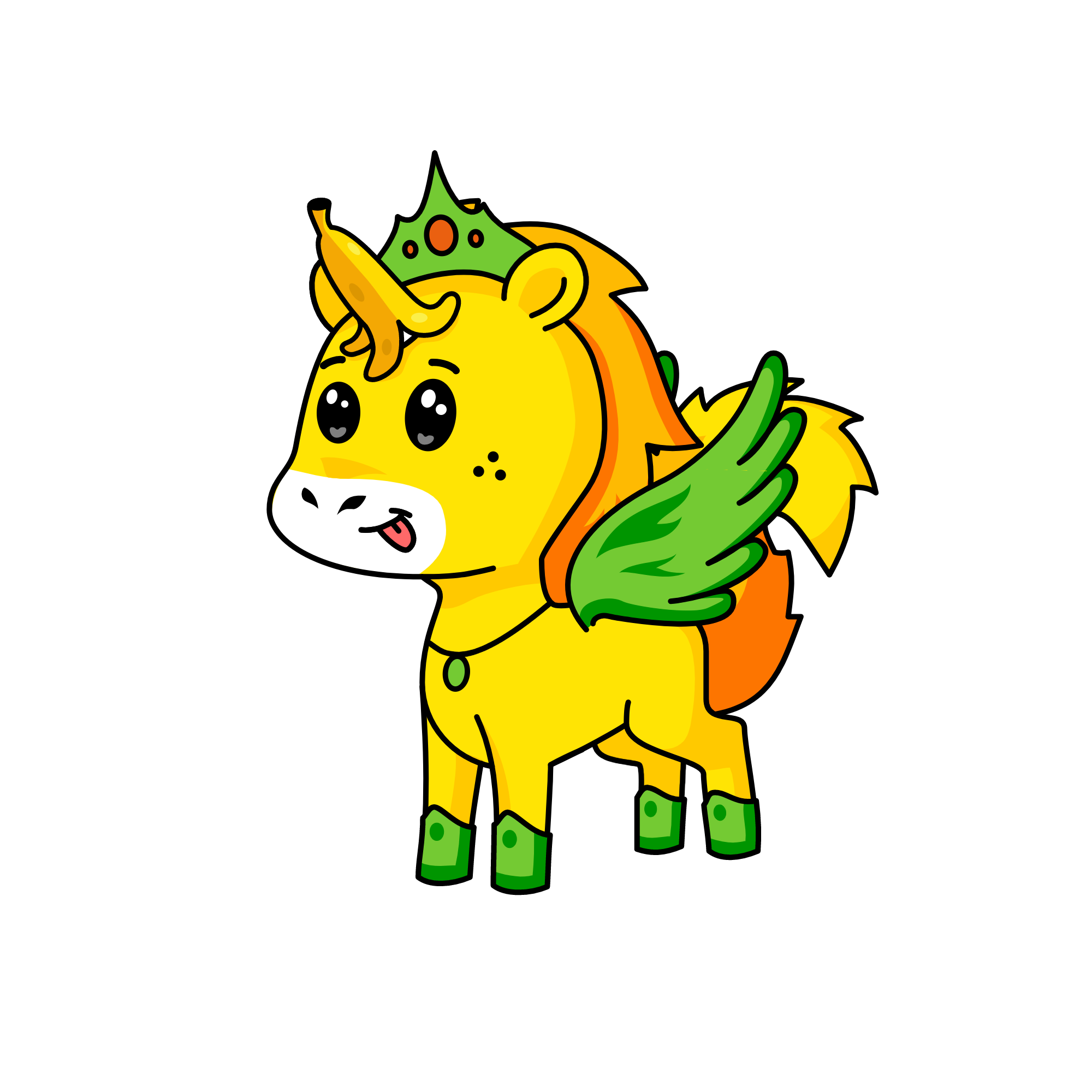 banana, the unicorn