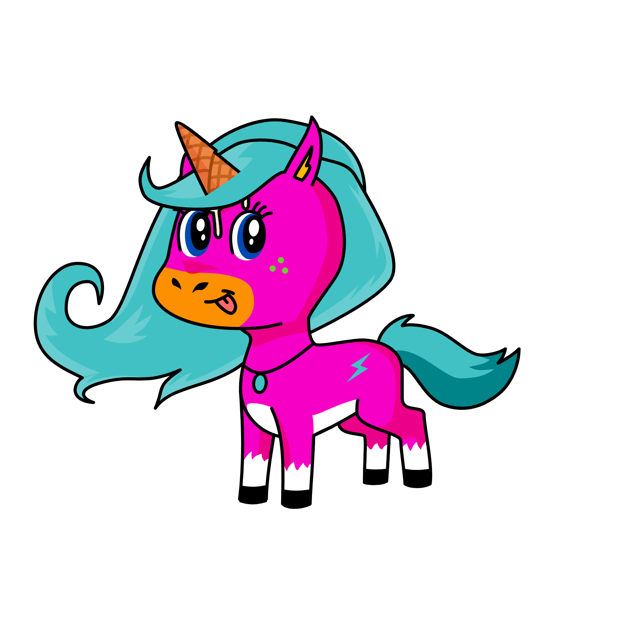 Y'all allthe ice!!, the unicorn