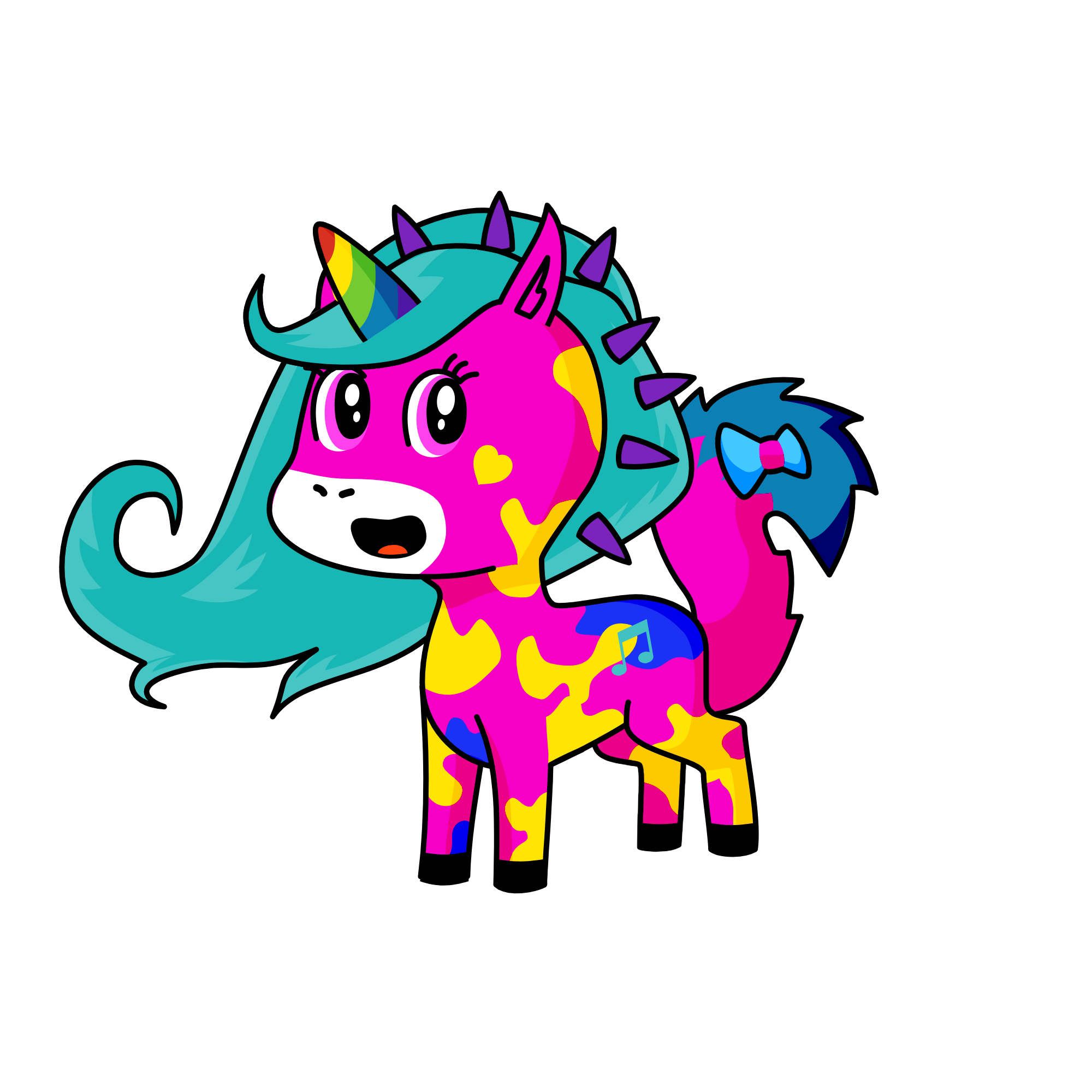 Glitz And glammmmmmm..., the unicorn