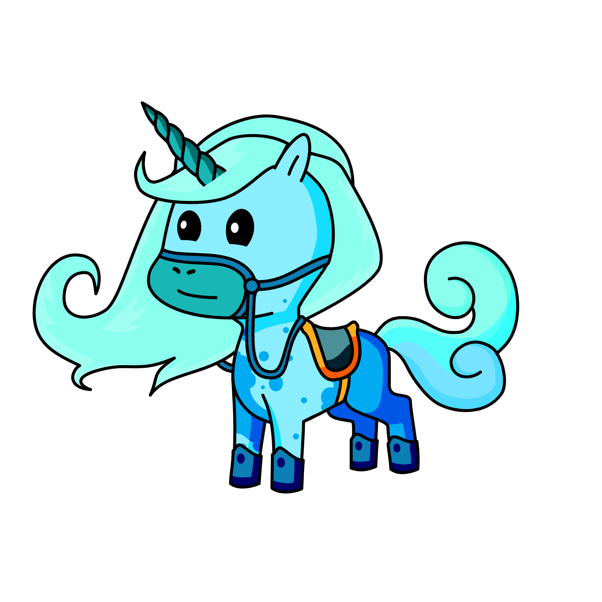 Snow Drift, the unicorn