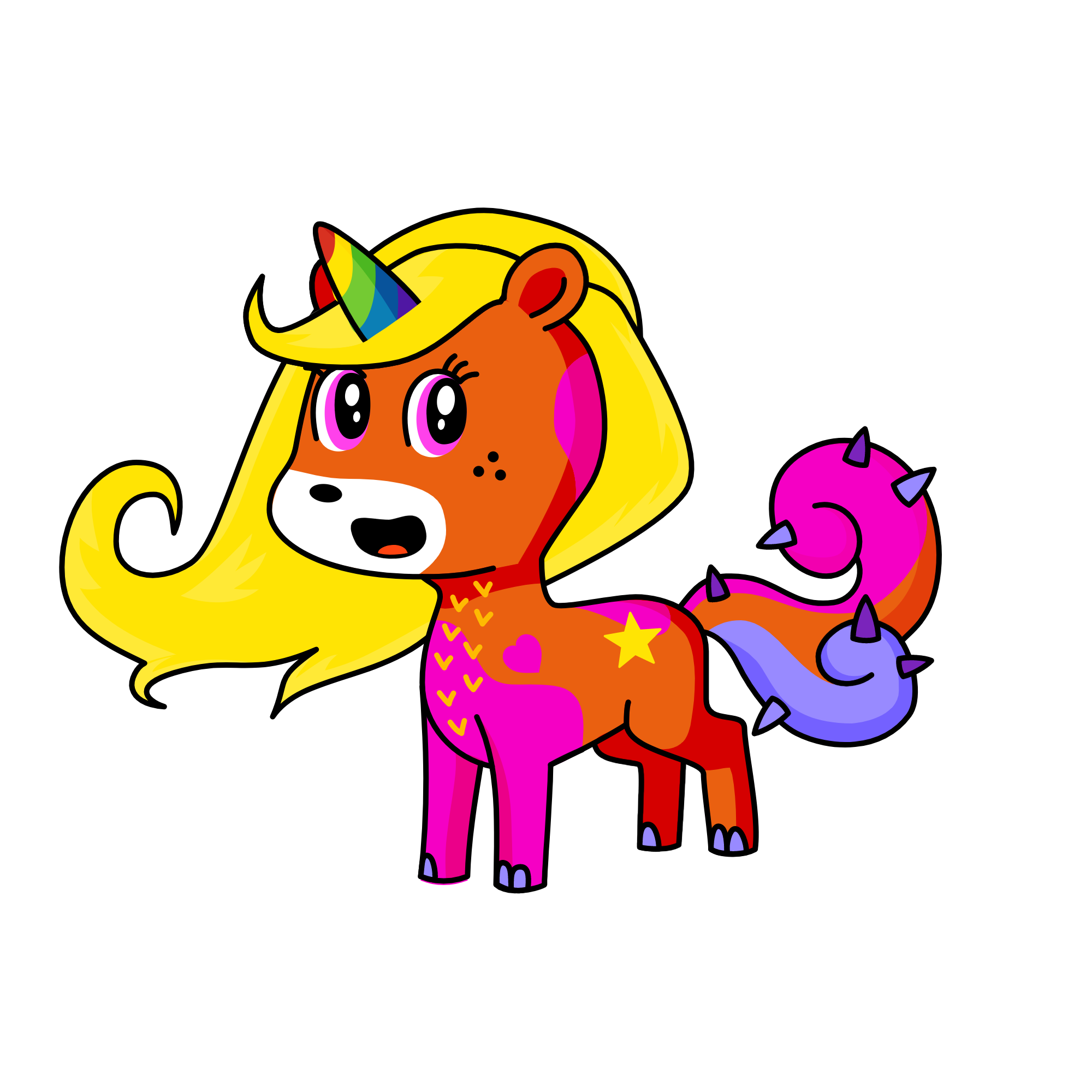 Glitter Sparkle Glimmer♪ ♬ ヾ(´︶`♡)ノ ♬ ♪, the unicorn