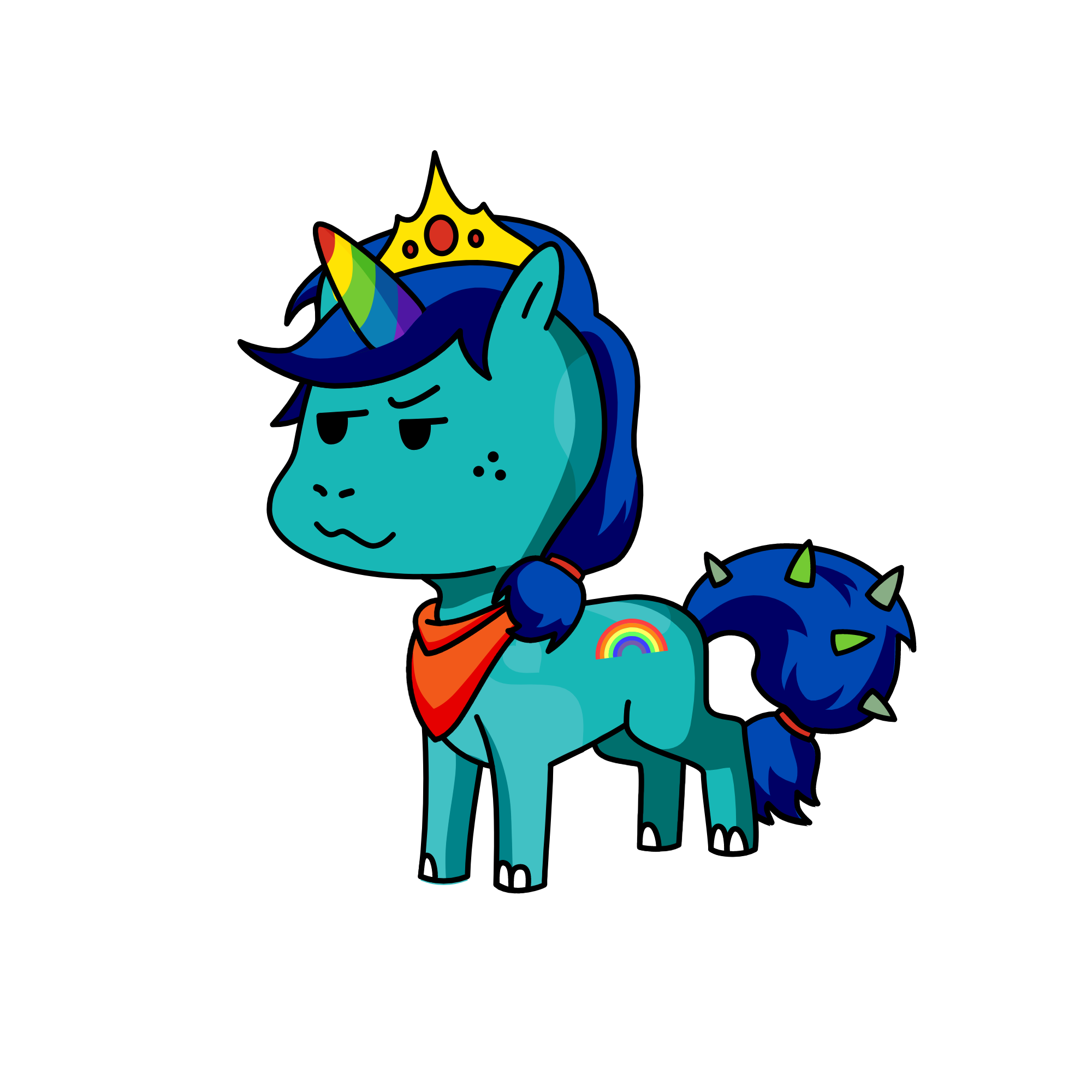 Poo, the unicorn