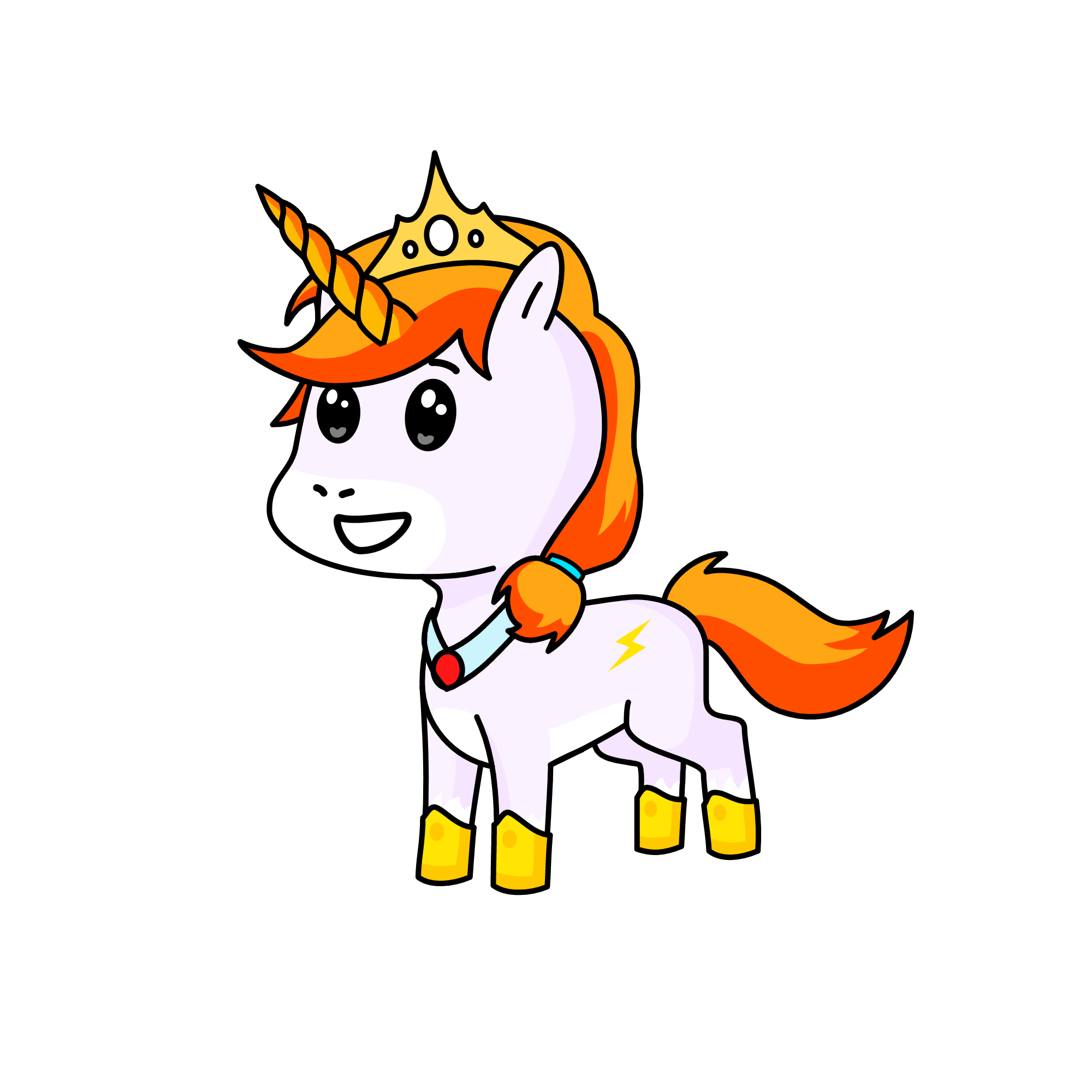 turuncu prenses, the unicorn