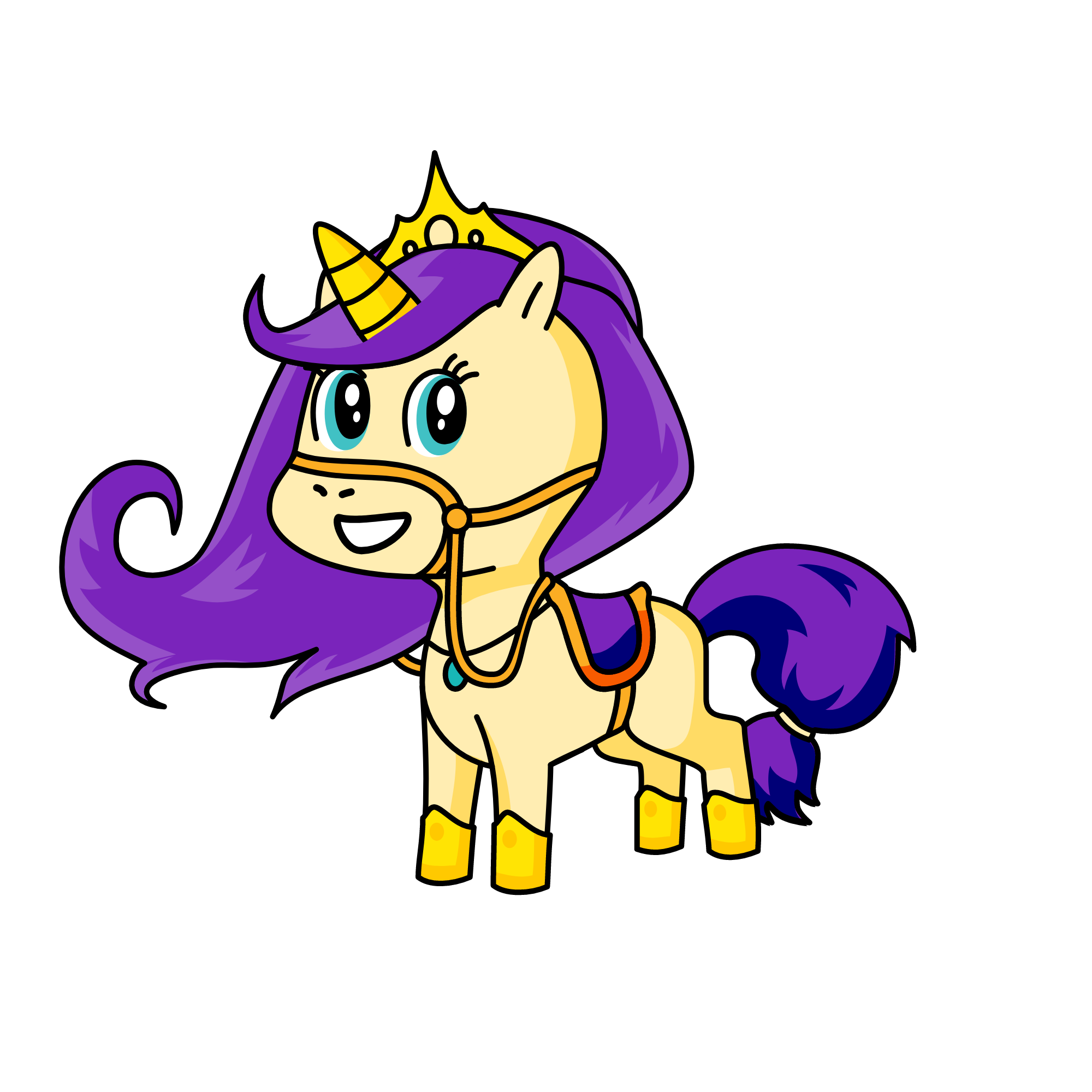 Crystal, the unicorn