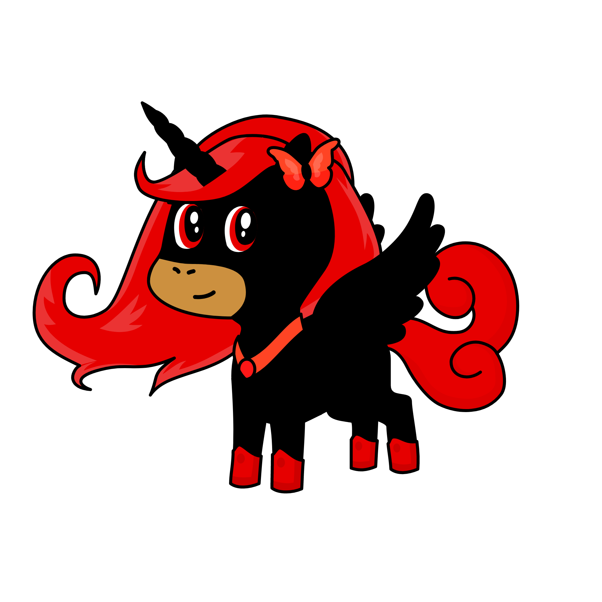 Red, the unicorn