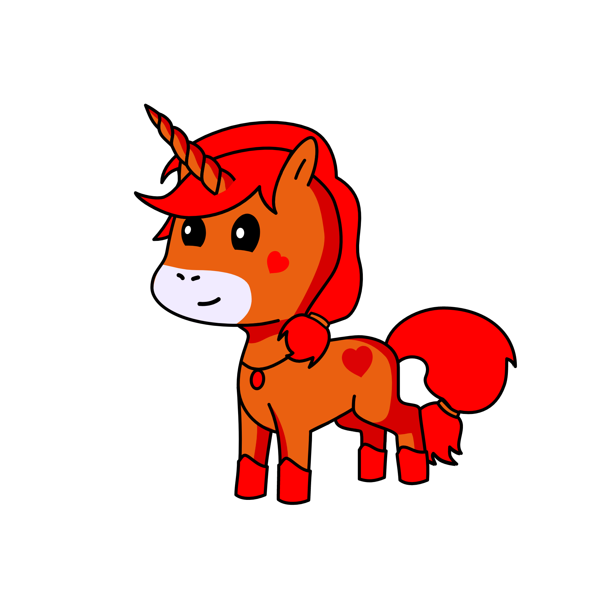 scarlet, the unicorn